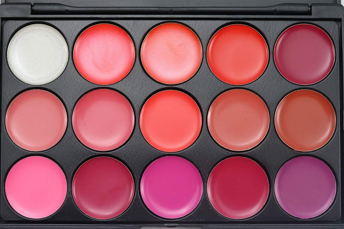 Pro 15 Colours Cream Lip Gloss Makeup Palette Cosemetic Contouring Kit - Ideal for Professional and Daily Use image number 2