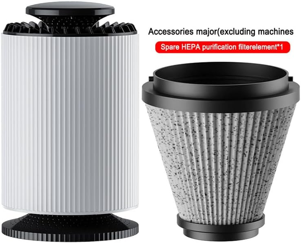 Bedroom Air Purifier Candico -DGS15- Dedicated HEPA High-Efficiency Filter, Helps Improve Nighttime Light for Sleep, Portable 20Db Silent Air Filter, Suitable for Home, Office, and Car Use