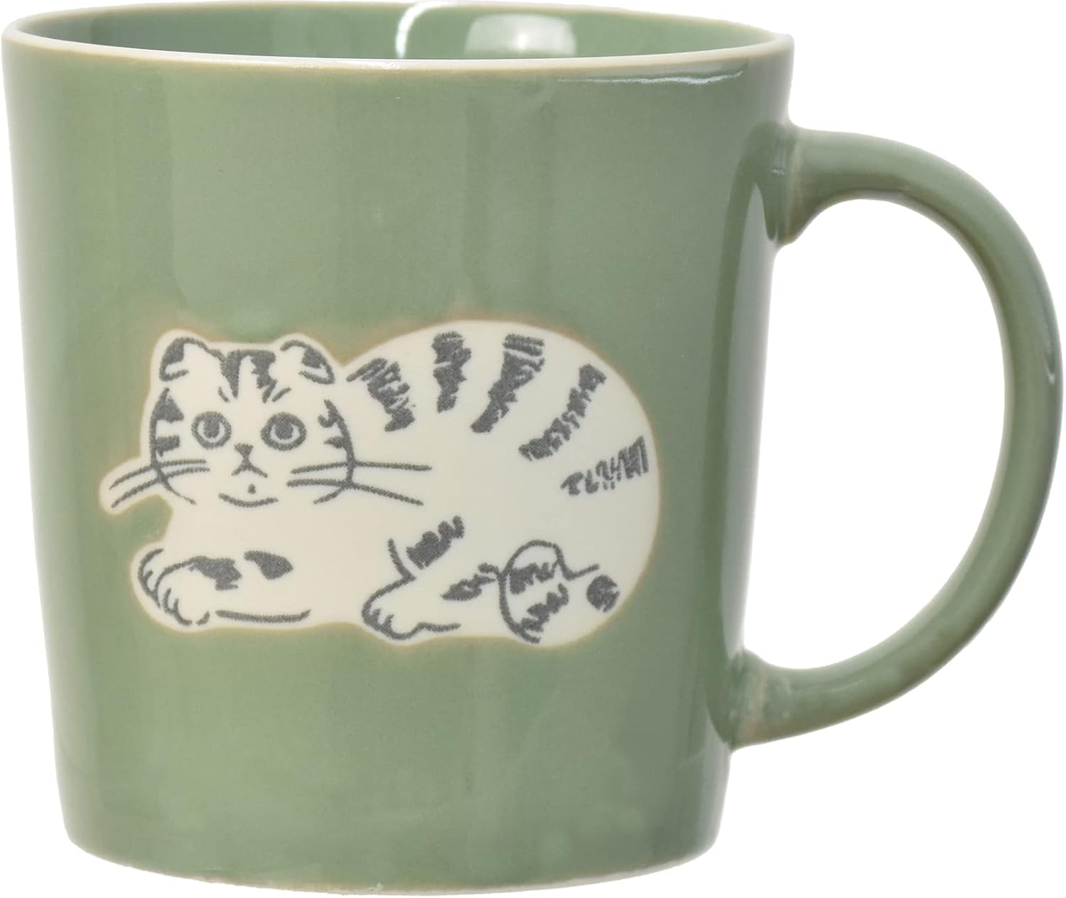 Ippinsha 60271 NECOTO Mug, 10.1 Fl Oz (300 Ml), Pink image number 1