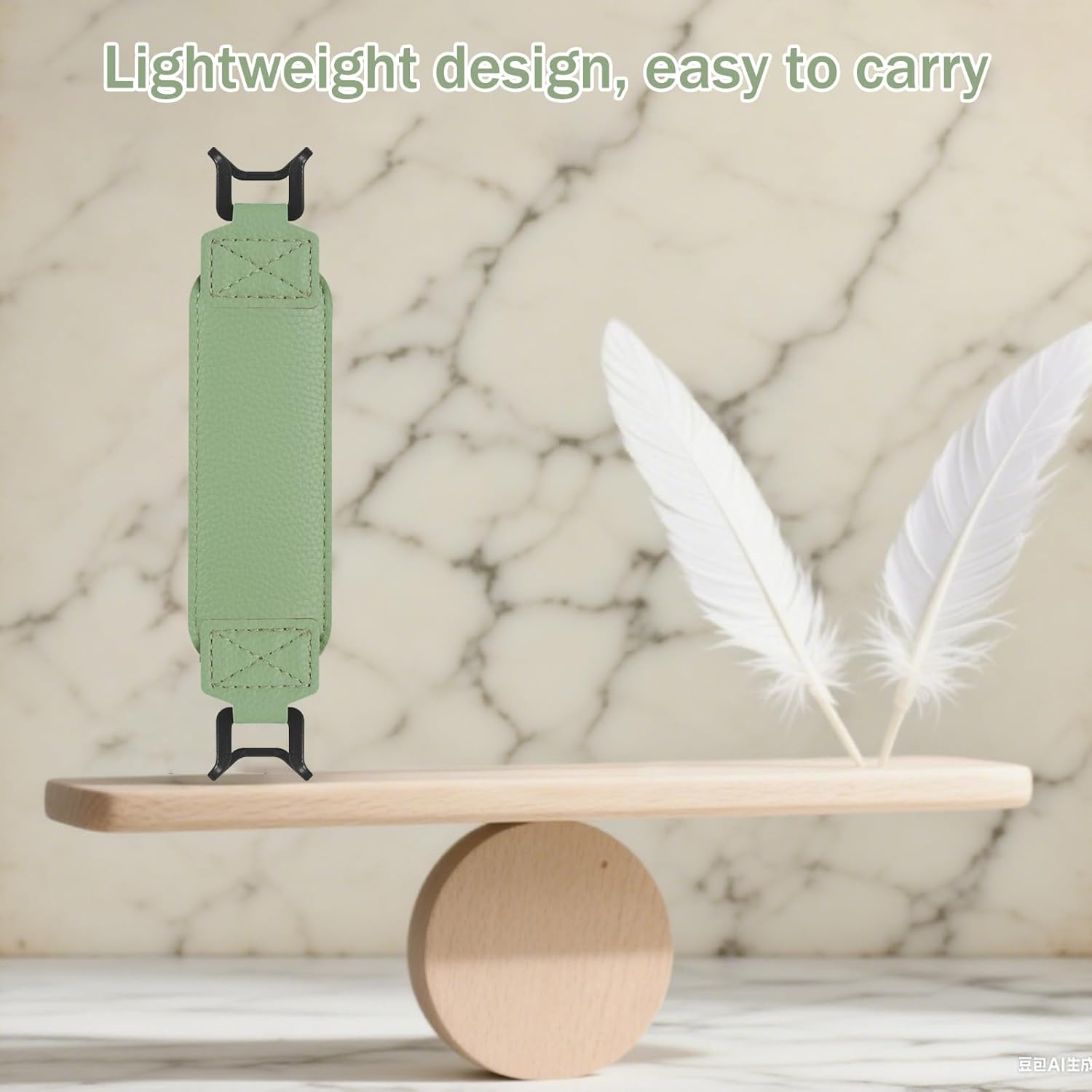 E-Reader Hand Strap for 6-7" Devices - Compatible with Kindle (2018-2024 Paperwhite/Oasis) & Kobo, Matcha Green Elastic Finger Loop Grip - Non-Slip Reading Accessory image number 2