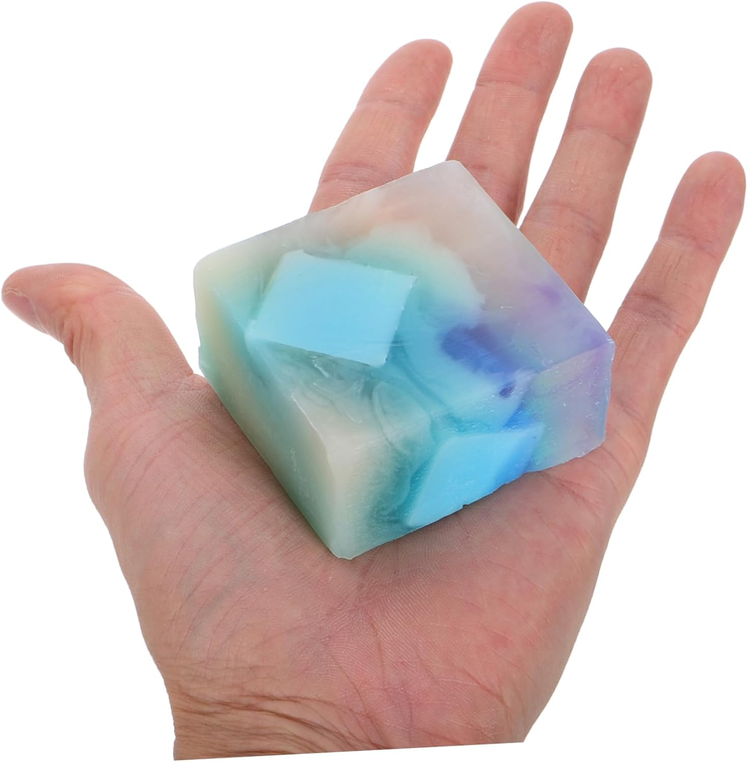 Healeved Natural Essential Oil Handmade Soap Bar Iceberg Flame Soap for Sensitive Skin Men image number 6