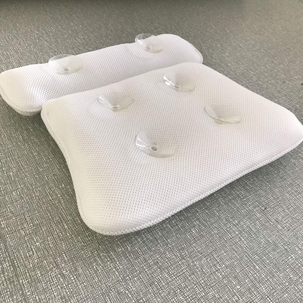 Bathtub Pillows, Bathroom Sucker Pillow SPA Pillow Bath Pillow 3D Mesh Pillow Bathtub Pillow Tub Cushion Bathroom Accessories image number 1