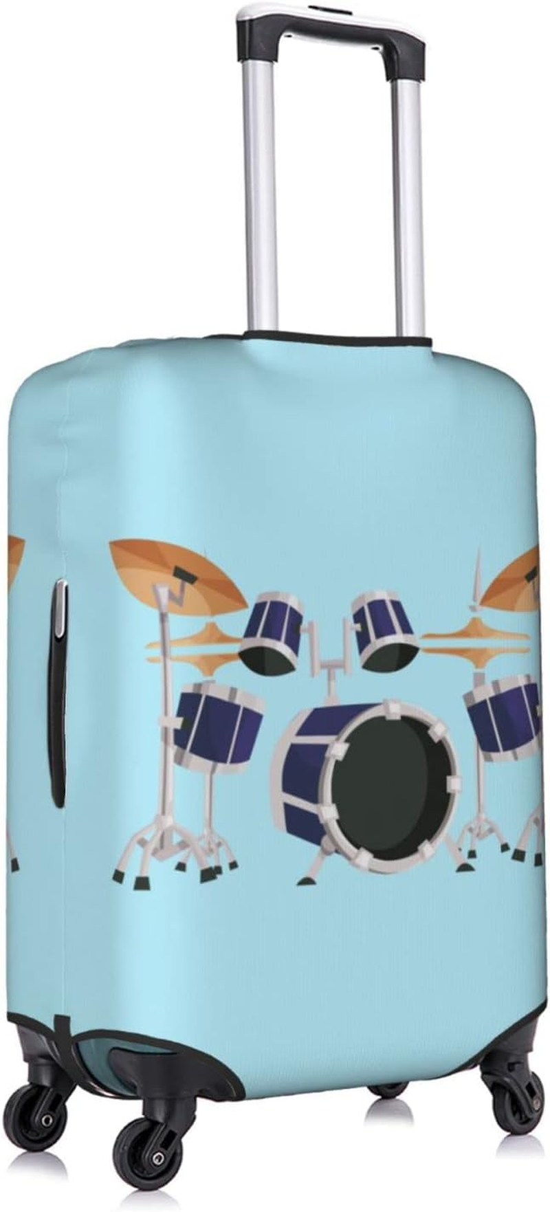 Jazz Drum Luggage Cover Anti-Scratch Suitcase Protector Fits 18-32 Inch Luggage image number 3