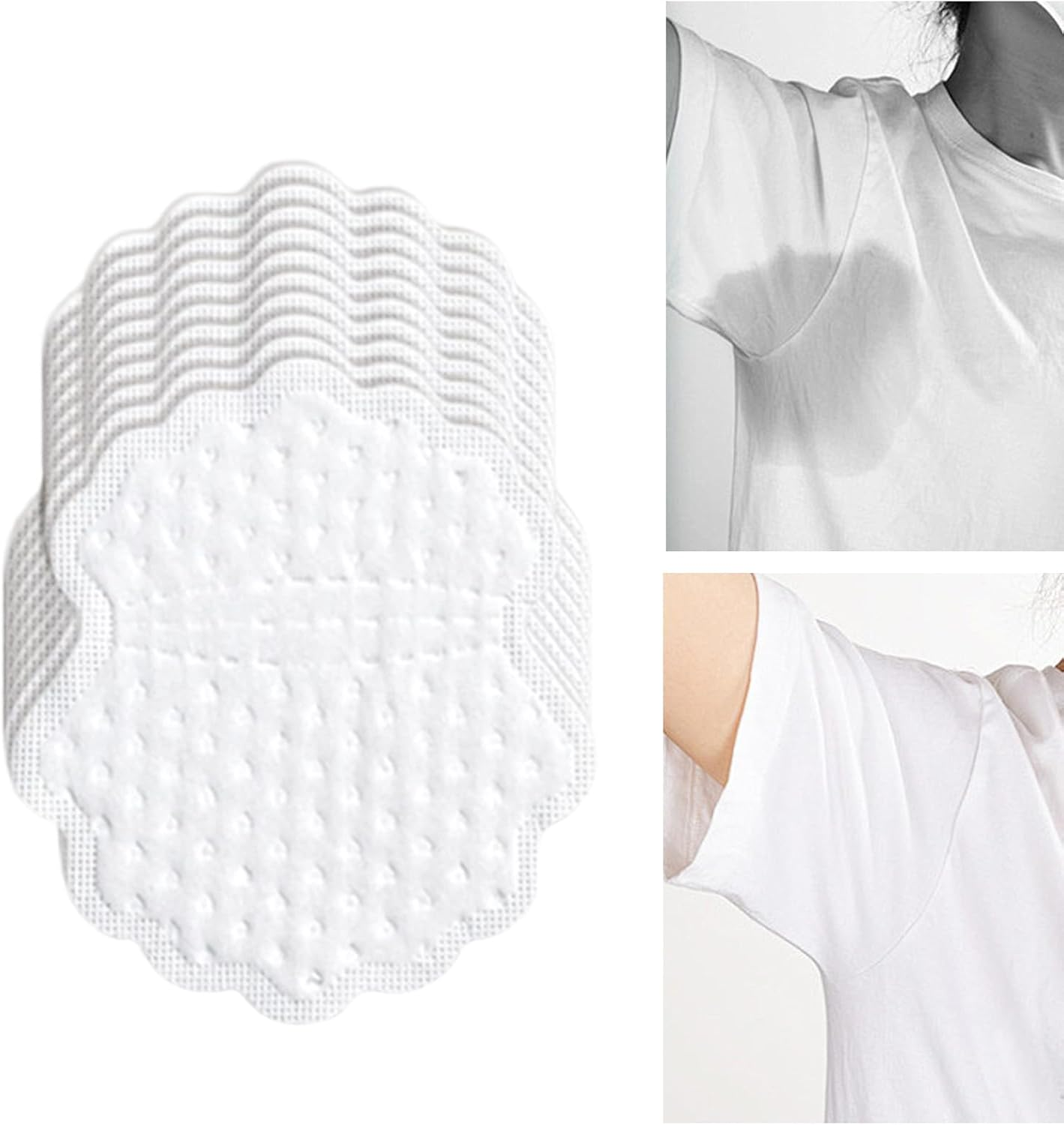 Aebtoe Underarm Sweat Pads, 20 Pieces Comfort Fit Waterproof Breathable Underarm Pads, Leak-Proof for Personal Care Travel Daily Summer image number 4