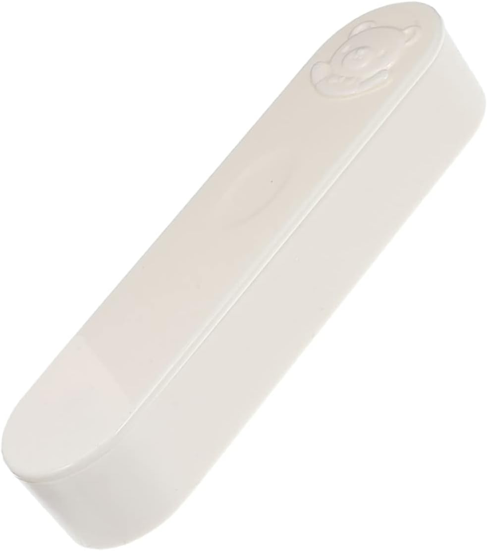 Minkissy Mini Cotton Swab Box Travel Case Bear Pattern Organizer for Toiletries