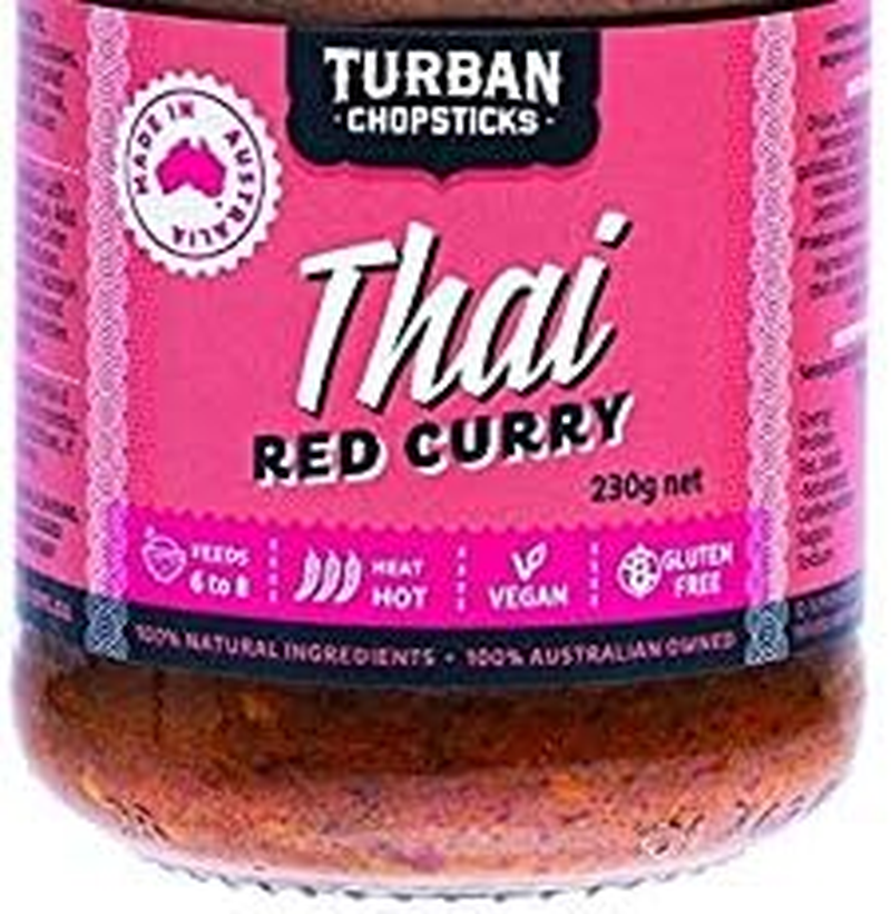 Turban Chopsticks Thai Red Curry Curry Paste 230 G, 240 G image number 2