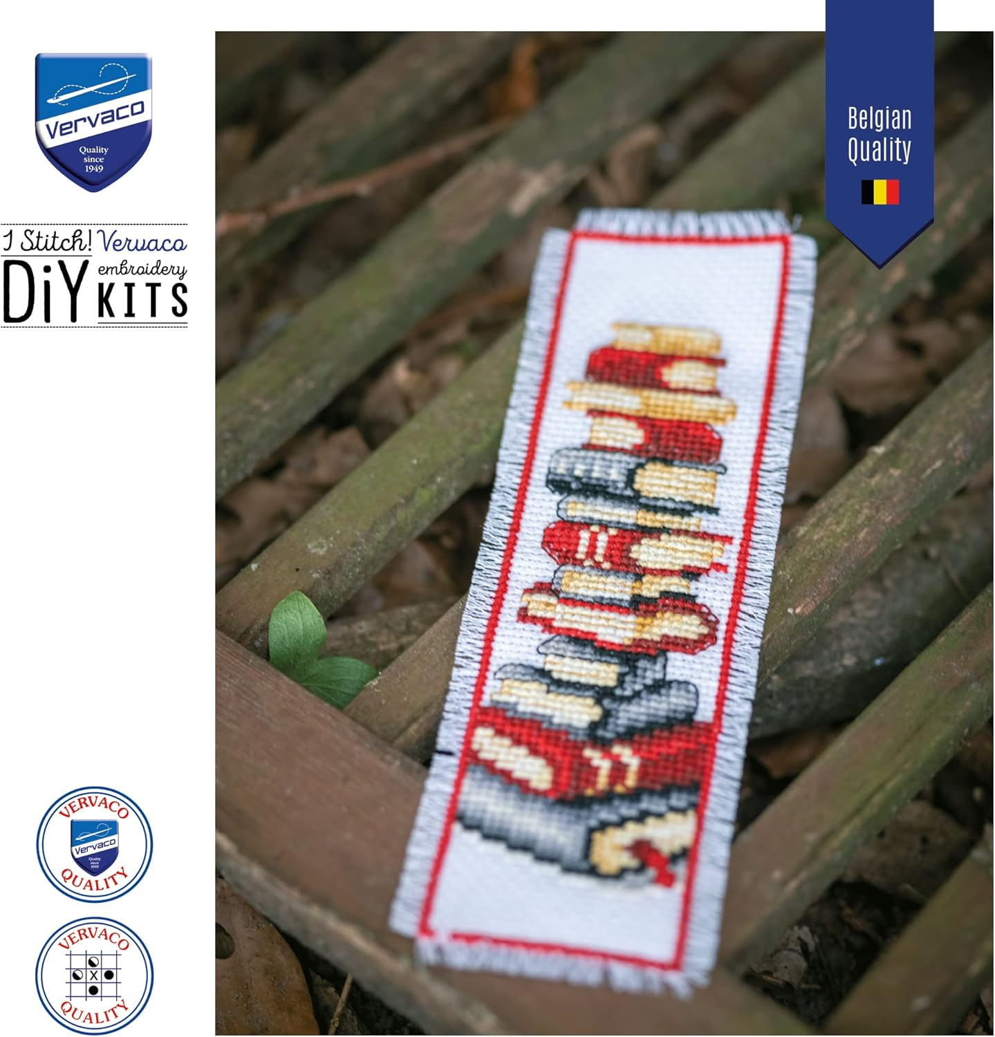 Vervaco Bookmark Books Counted Cross Stitch Kit, Multi-Colour image number 5