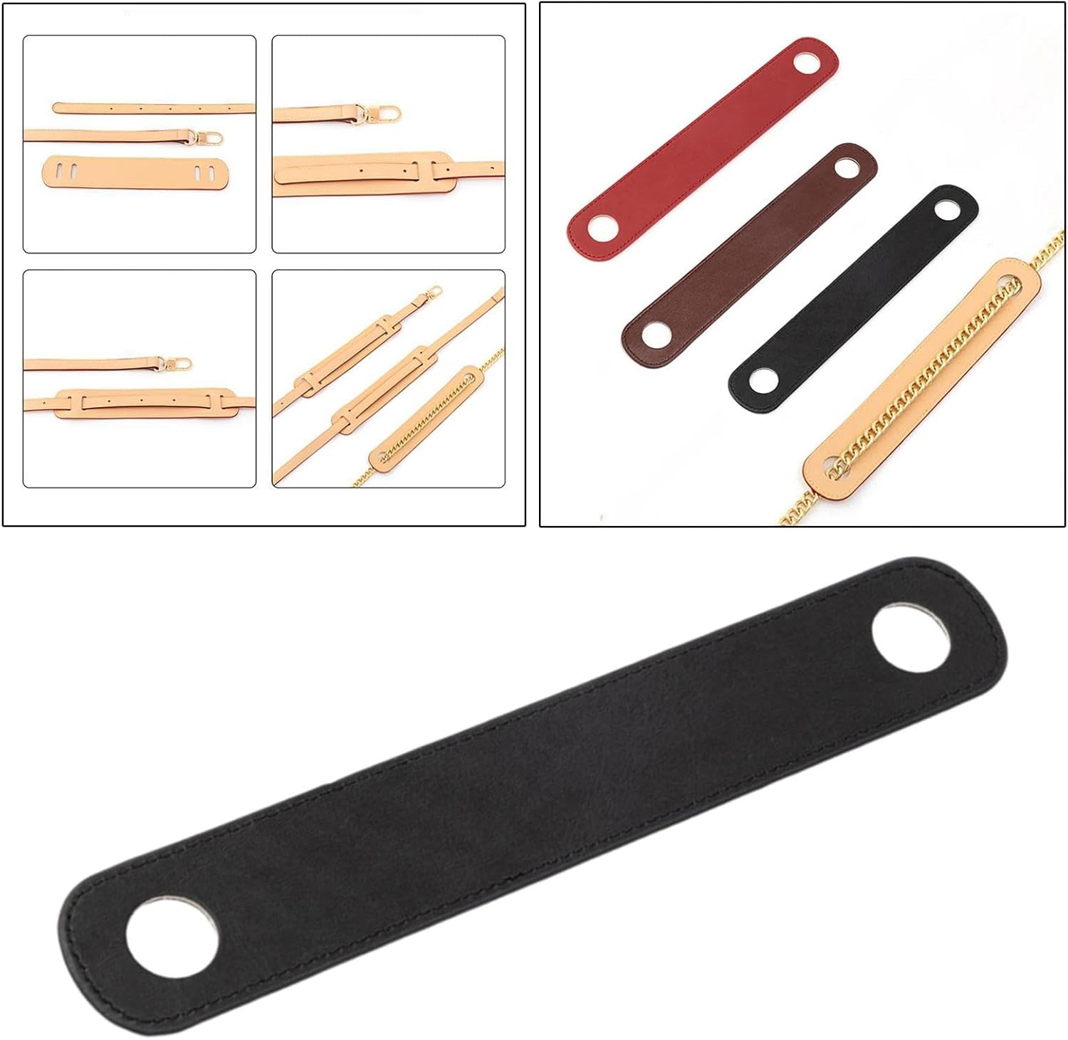 Generic Shoulder Belt Pad Upholstery PU Pocket Belt Pillow for Wallets Dead