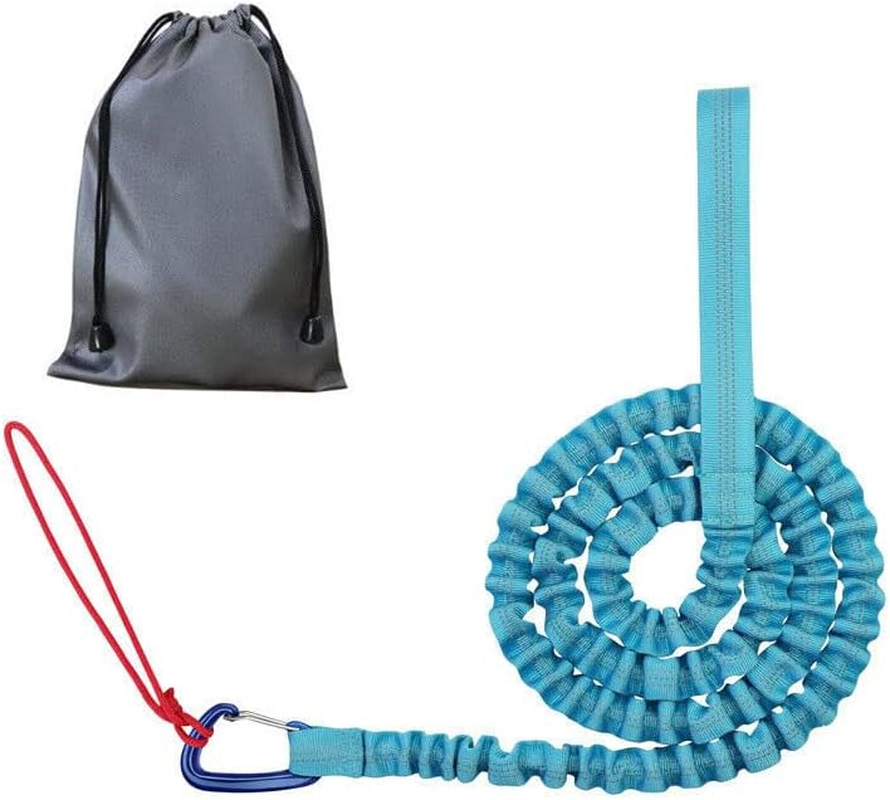Kids MTB Tow Rope, Child Bike Stretch Bungee Cord, Compatible with All Mountain Bikes Family Rides Shock Absorbing, Maximum Load 200Kg/441Lbs