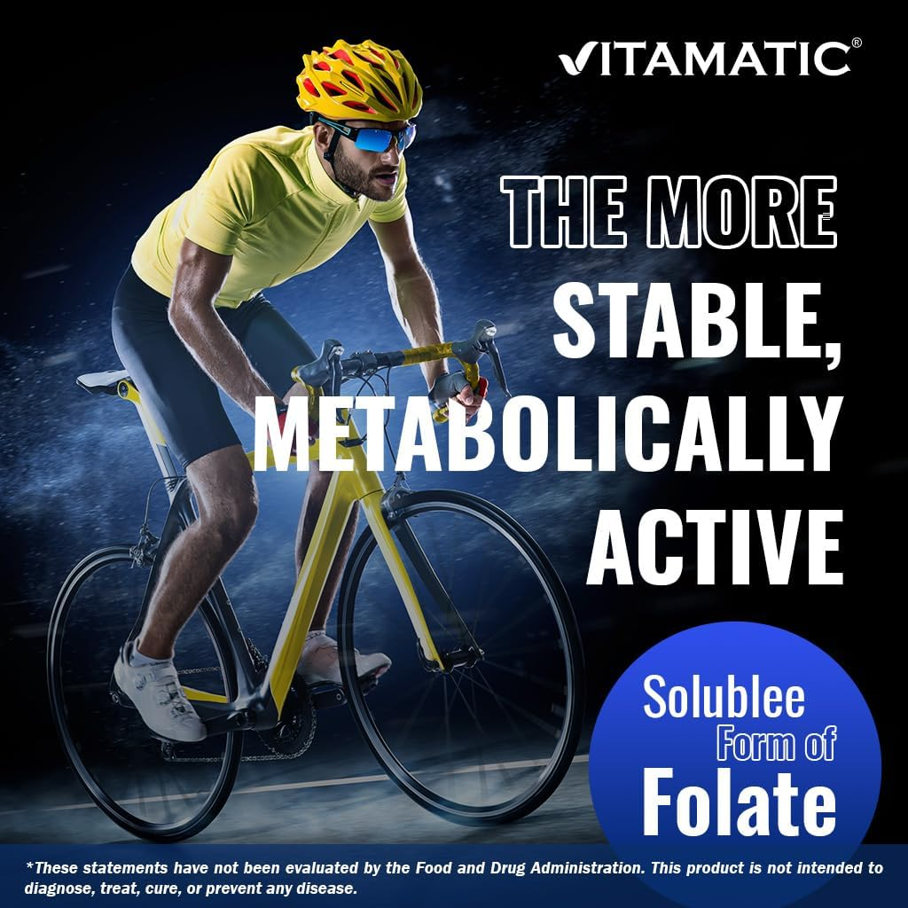 Vitamatic L Methylfolate 15Mg - 120 Vegetable Capsules - Optimized and Activated High Potency - Metabolically Active Folate image number 6