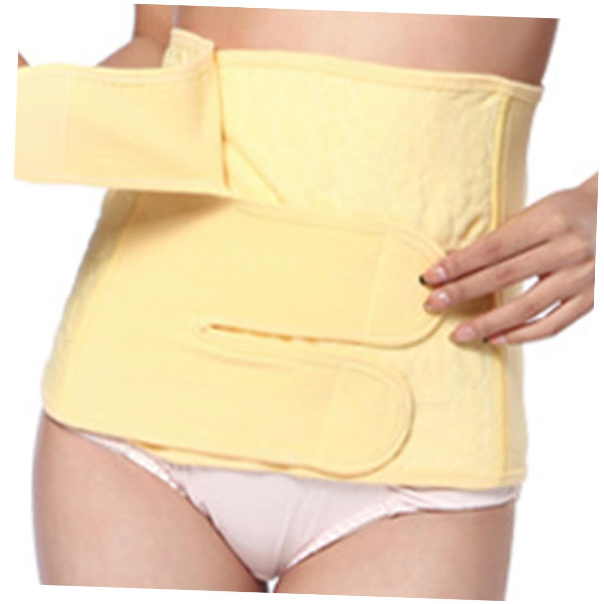 Corset for Pregnant Women Postpartum Recovery Cotton Belly Wrap Band Maternity Recovery Belt XL Yellow