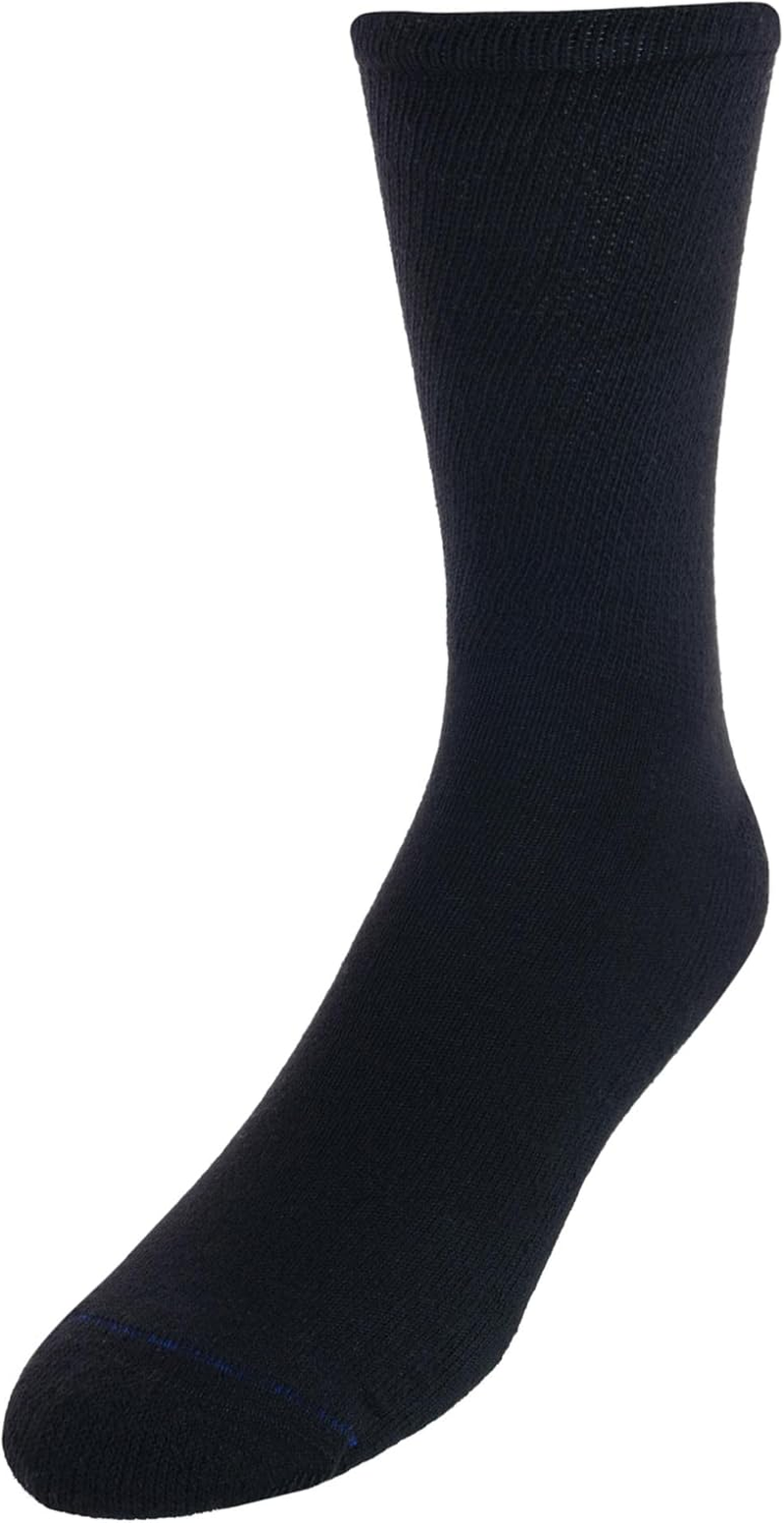Dr. Scholl'S Men'S Diabetic & Circulatory Crew Work Socks (4 Pair Pack)