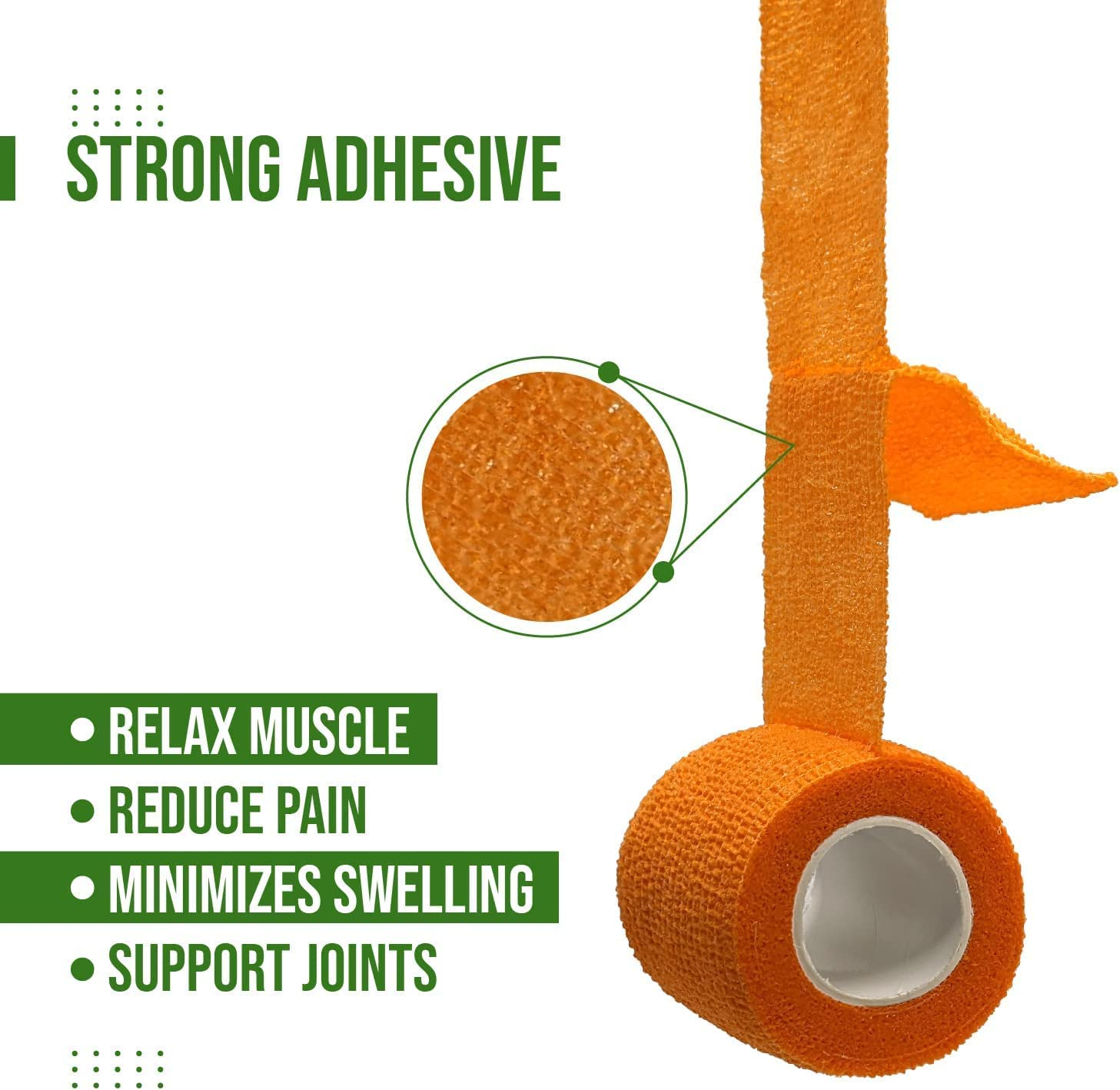 Pet Self Adhesive Bandage,12 PCS Vet Wrap Bulk,Waterproof Self Adherent for the People or the Pet(Cat, Dog, Horse and so One) image number 5