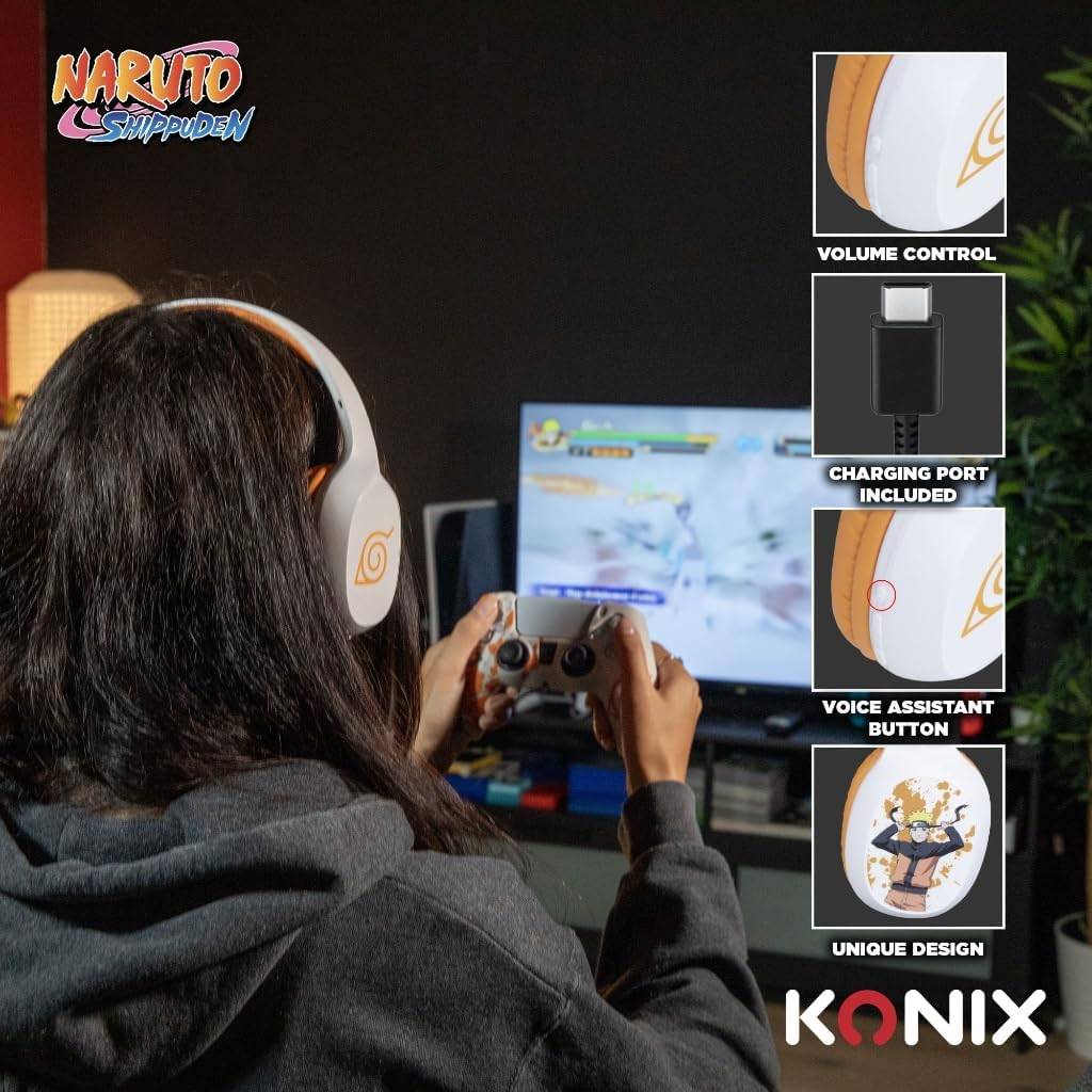 Konix Naruto Bluetooth Headset /PS5 image number 4
