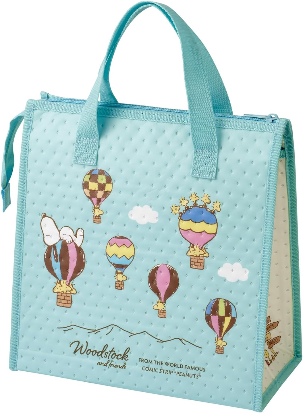 Skater Lunch Bag, Non-Woven Insulated Bag, Snoopy Good Day FBC1-A