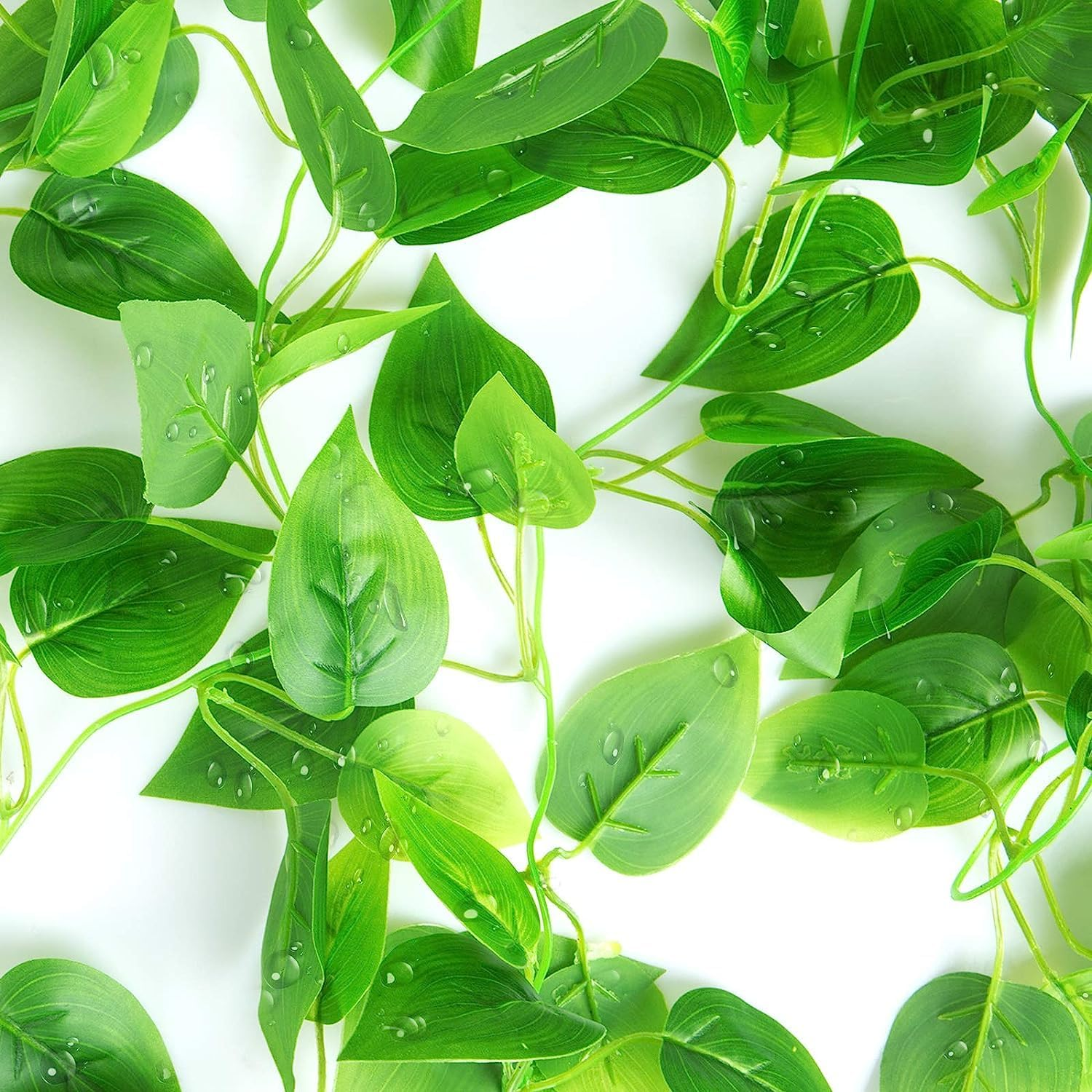 4Pcs Artificial Hanging Plants 3.6Ft Fake Ivy Vine Fake Ivy Leaves for Wall House Room Patio Indoor Outdoor Home Shelf Office Decor (No Baskets) image number 2