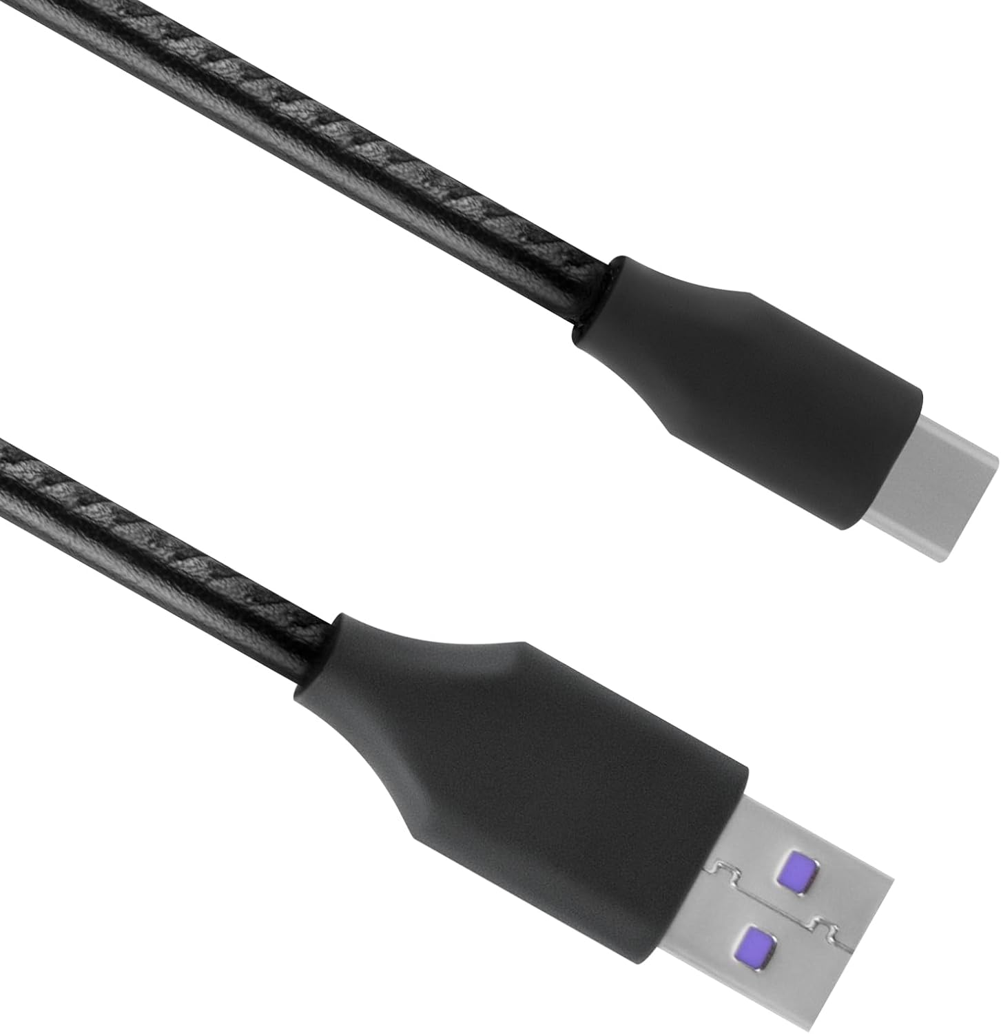 Geekria USB Earbuds Short Charger Cable Compatible with Bose Ultra Open, Earbudsii, Sleepbuds II, USB-C Replacement Vegan Leather Power Charging Cord (1Ft / 30Cm 2Pack) image number 4