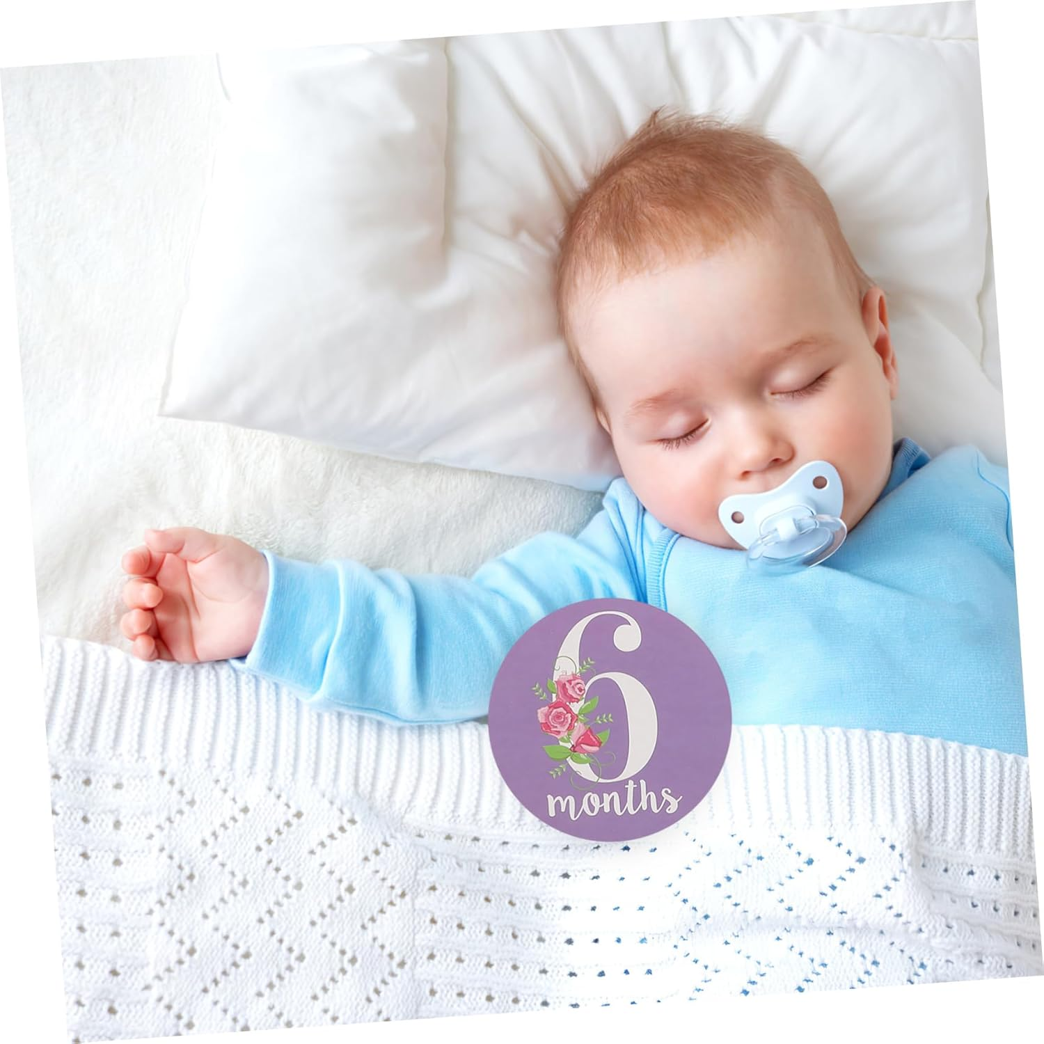 12Pcs Adorable Monthly Stickers for Newborns Toys for Months Qv Stickers image number 2