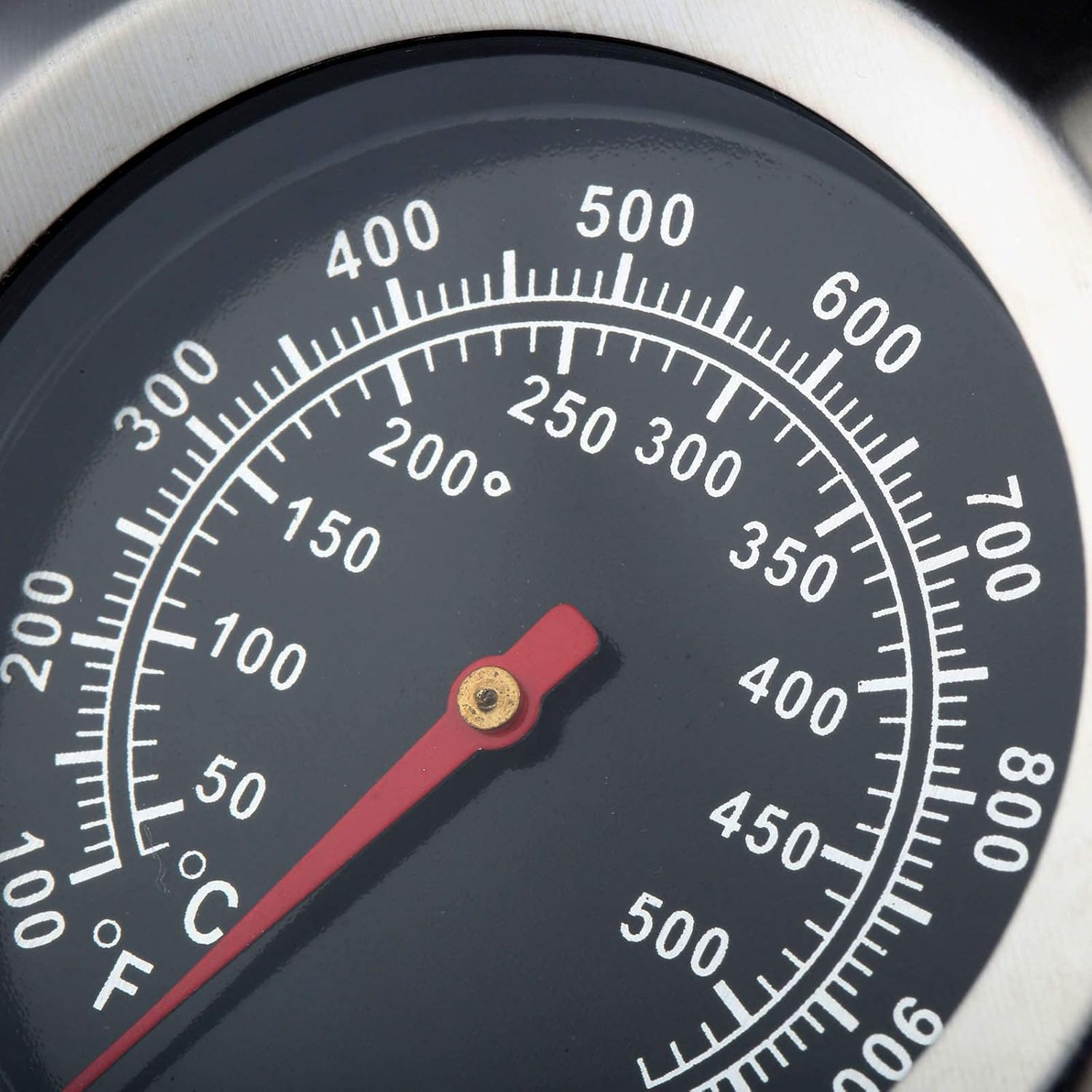 Mtsooning 1Pc 3" Face 1000F Thermometer Temperature Gauge BBQ Barbecue Charcoal Grill Smoker image number 5