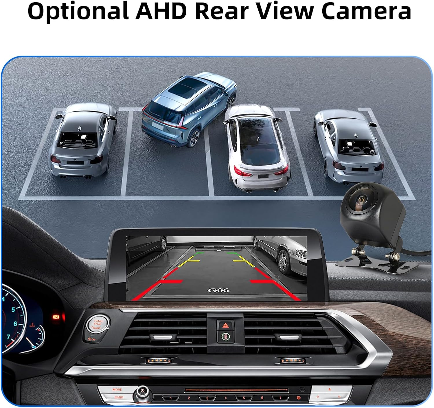 ANYFAR Decoder Adapter Fits 2017-2018 BMW X1 X2 X3 X4 X5 X6 MINI & 1-5 Series with EVO/MGU System, Supports Wireless Carplay Android Auto/Mirror Link/Camera/Usb Drive/Navigation Etc