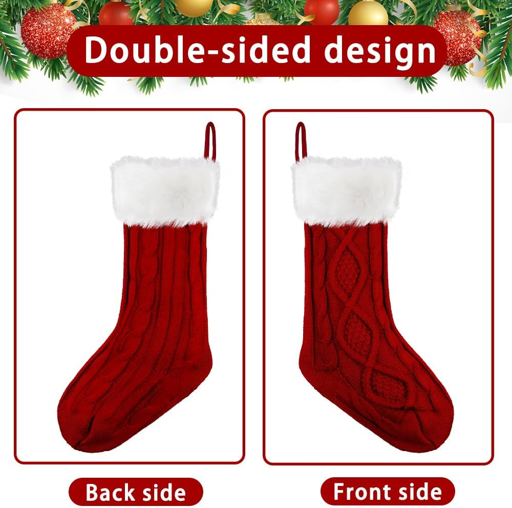 XIMISHOP Christmas Stockings Decoration With image number 2