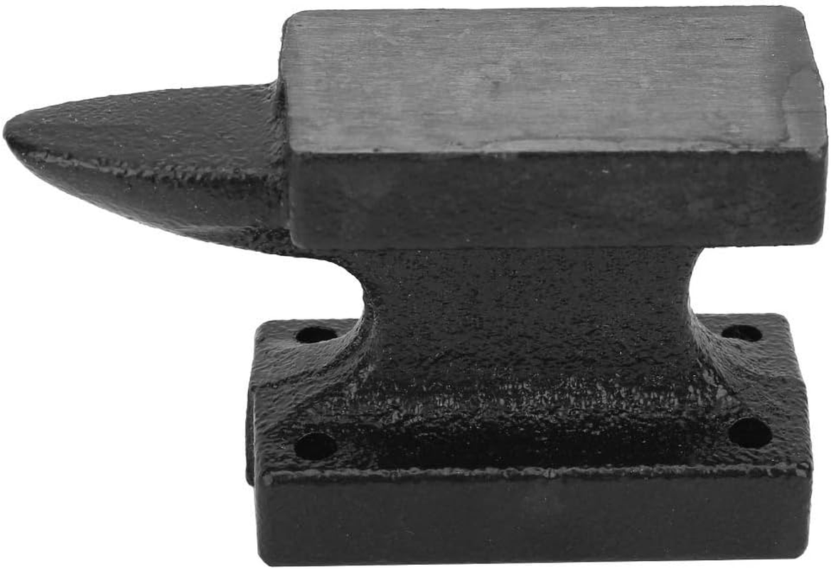 Cast Iron Anvil,Portable Blacksmith Anvil,Stable Workbench Anvil,Iron Horn Anvil Bench,High Hardness,Extra Large Feet,Secure Placement,For Flattening,Forming,Milled,Polished A image number 5