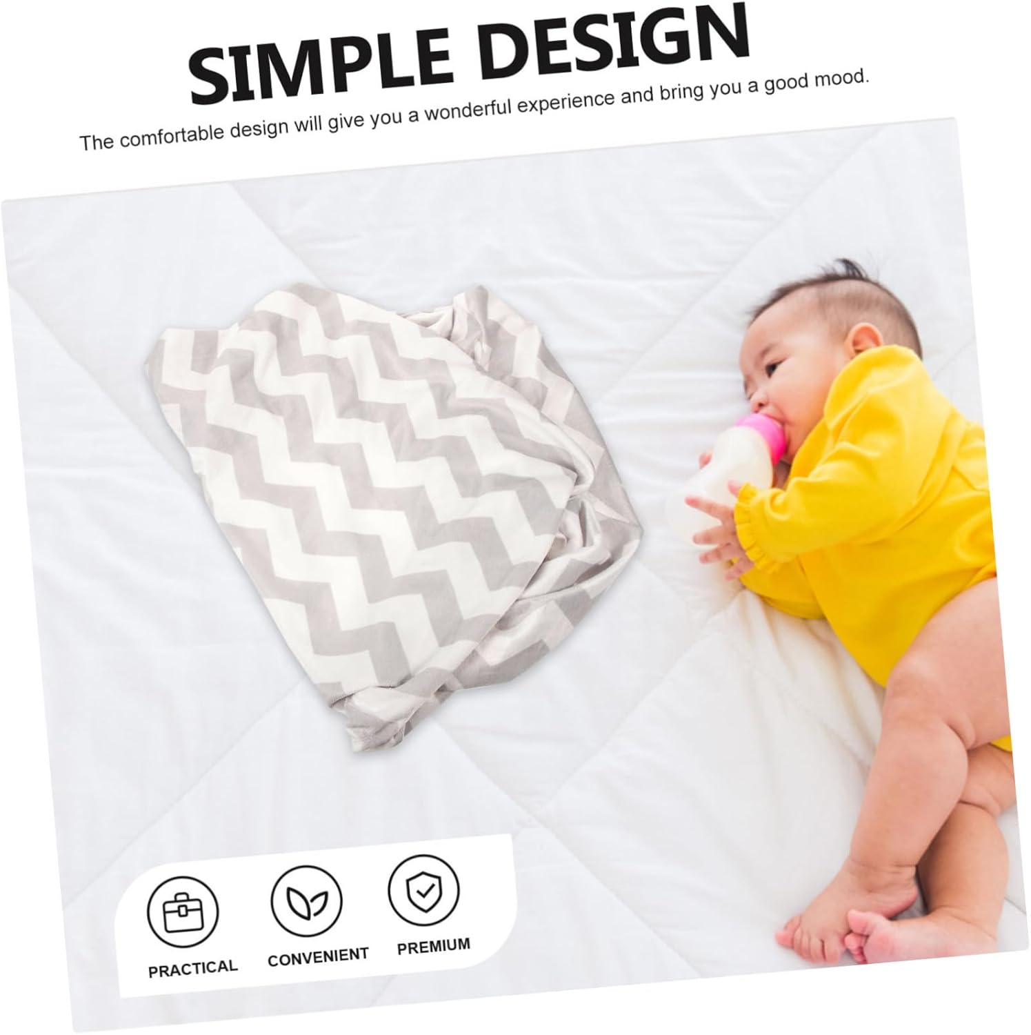 Changing Pads Cover Diaper Changing Mat Washable Sleeve Soft and Comfortable image number 5