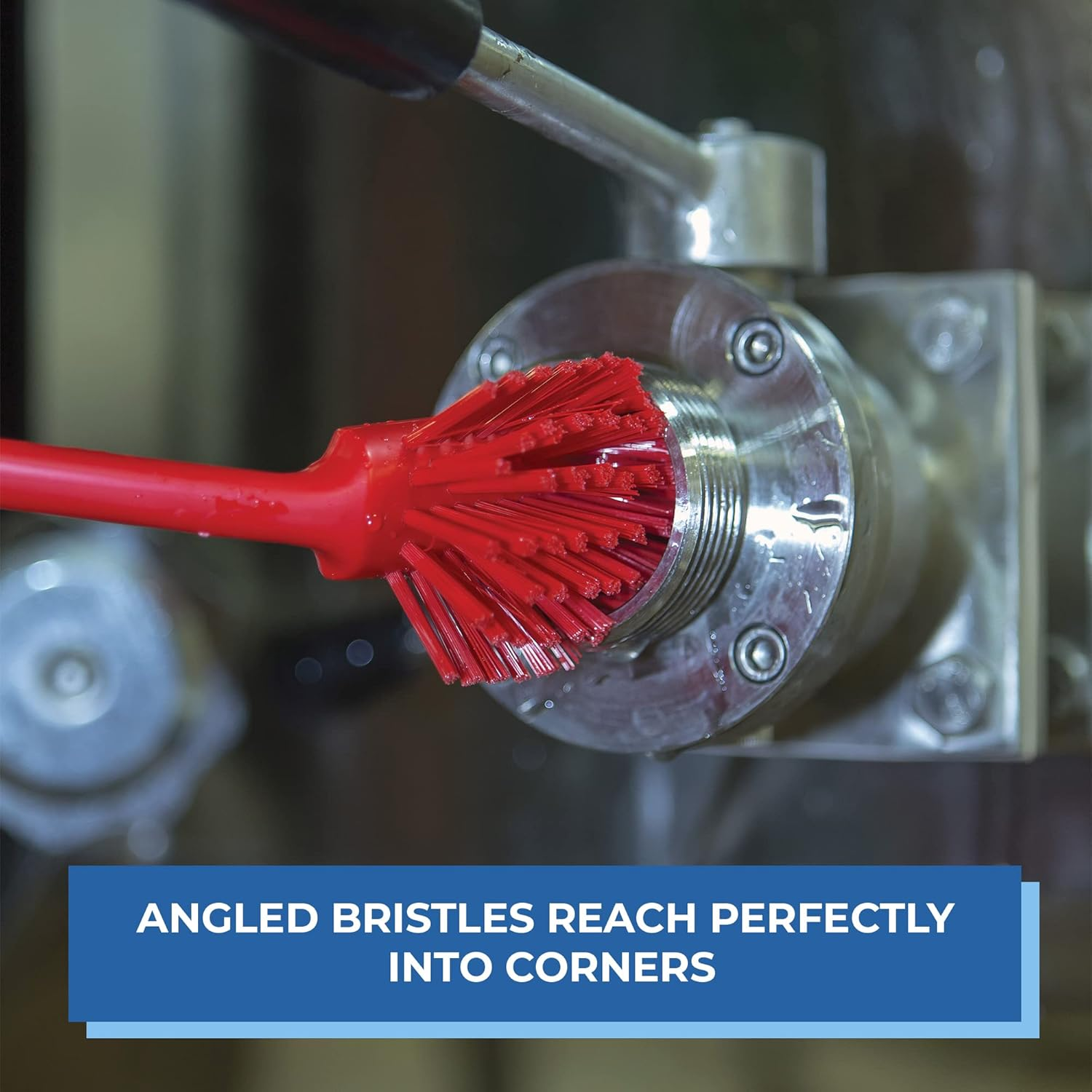 Kyowa Clean 42375 Kitchen Brush, White, Total Length 10.6 Inches (27 Cm), Vikan Dish Brush image number 4