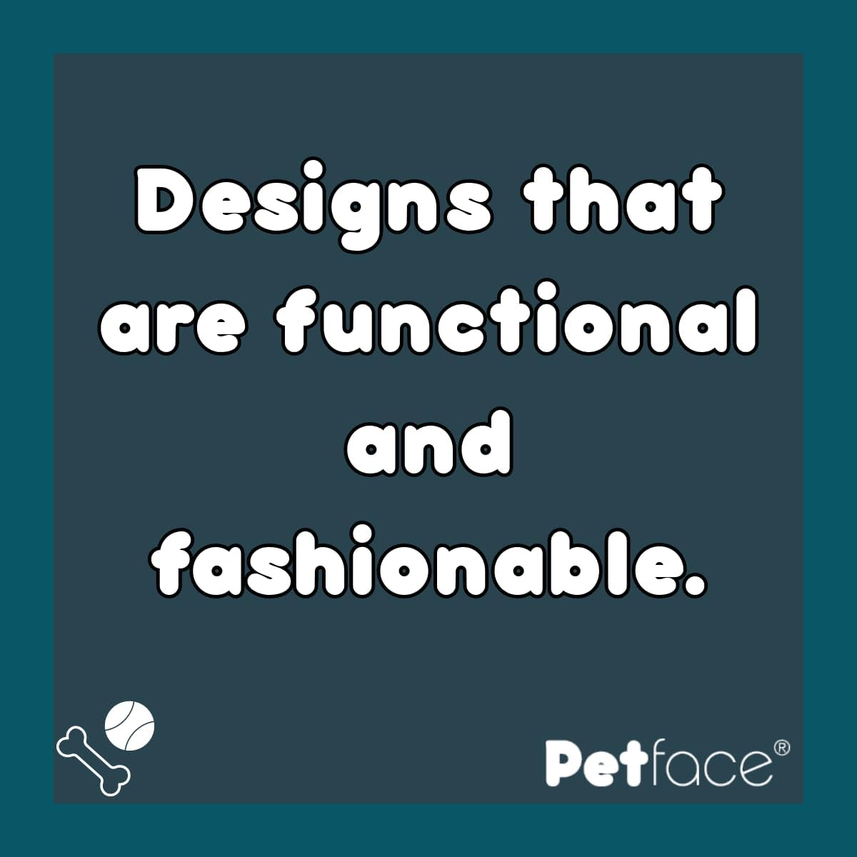 Petface Herringbone Leather Dog Collar, Small image number 6