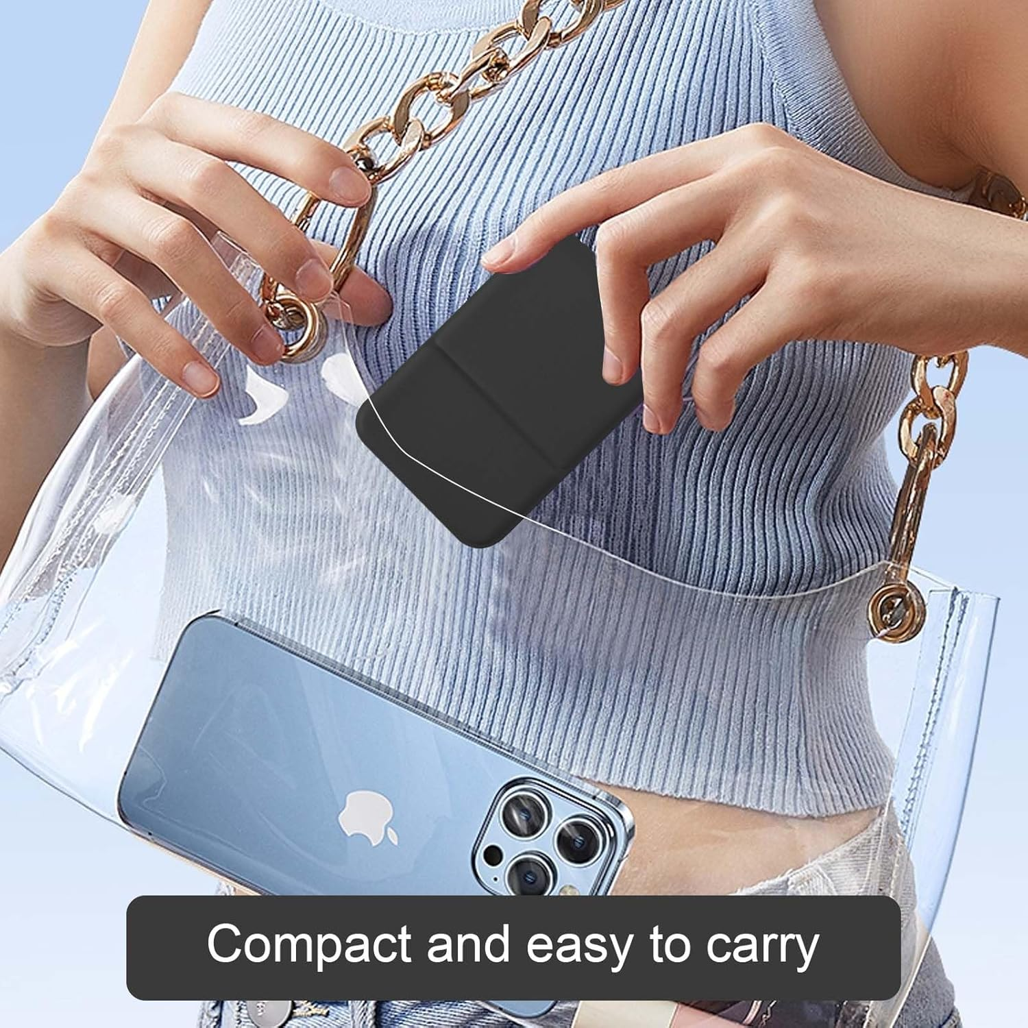 Travel Mirror, Foldable Mirror with Cortical Bowl, Pocket Mirror, Makeup Mirrors for Children, Portable Super HD Mirrors Ultra-Thin and Durable for Home, Travel Use (Black)