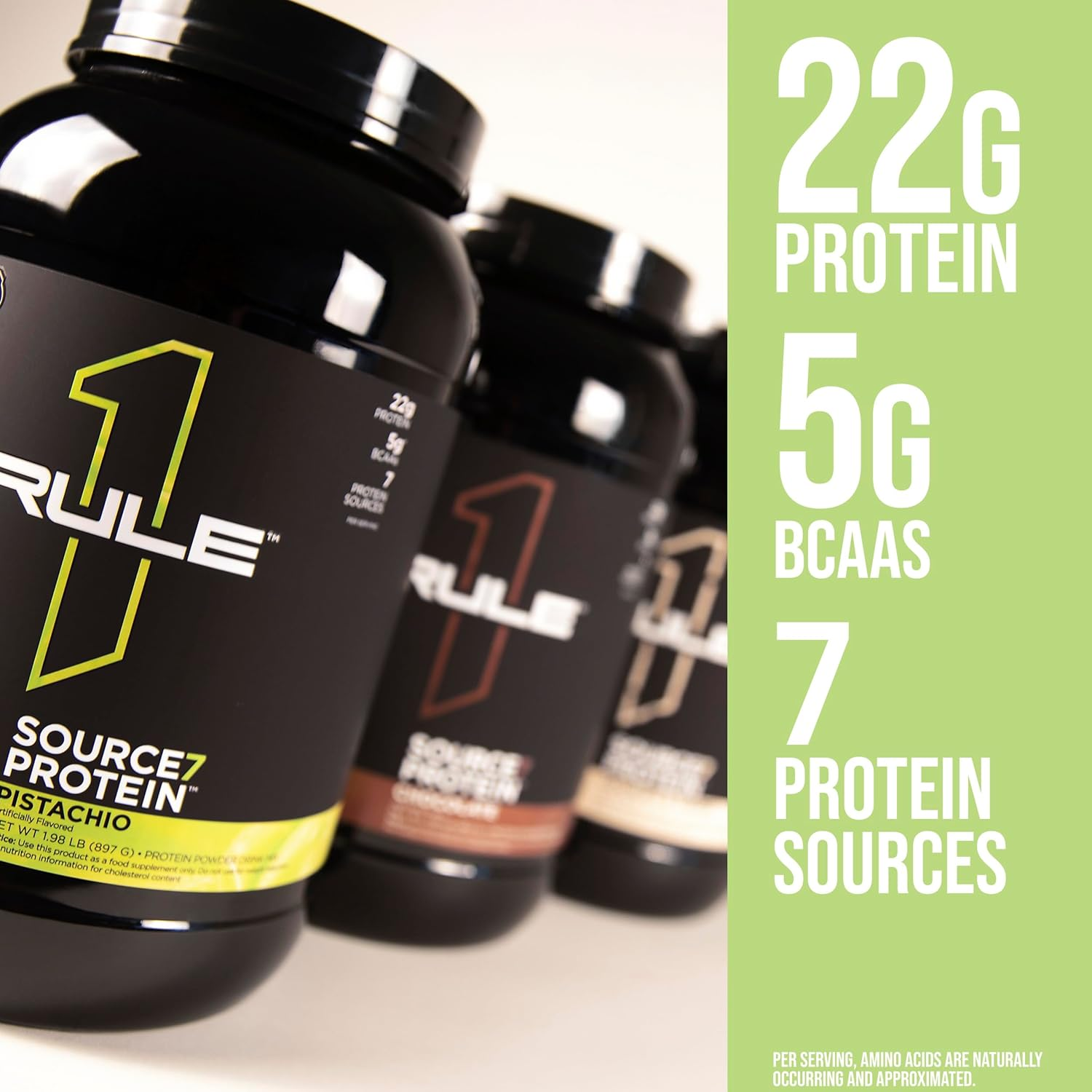Rule1 R1 Source7 Multi-Source Protein Blend 5.03 Lb, Chocolate Peanut Butter (58 Servings) image number 6