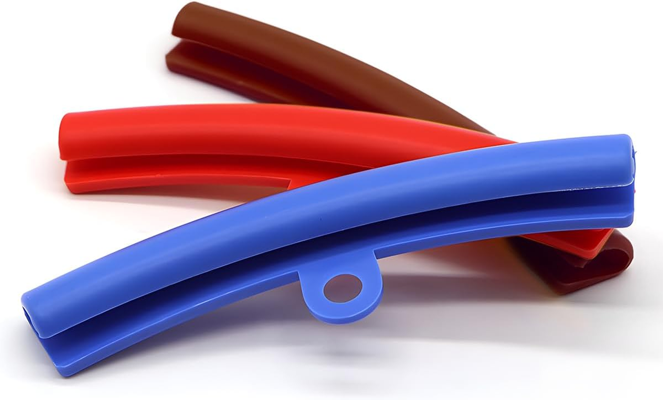 CGEAMDY 5Pcs Car Tyre Changer Protection, Tyre Wheel Change Edge Savers Tool, Protection for Tyre Assembly, Tyre Change Rim Protection, Motorcycle Rim Protector (Blue) - Red image number 3