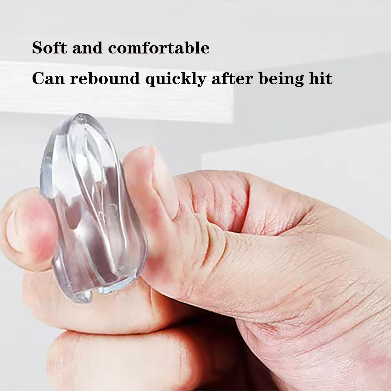 10 Pack Anti-Collision Angle Soft Transparent Furniture Corner Protectors Table Edge Corner Guards Corner Protector Clear Safety Bumper image number 3