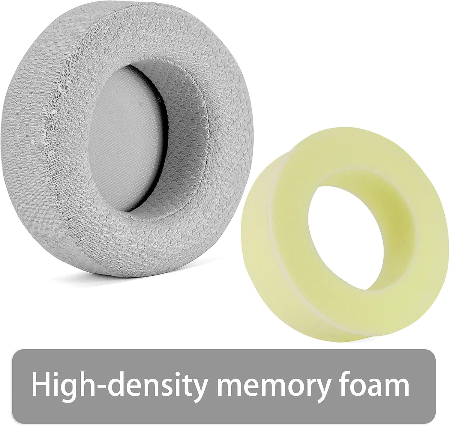 Upgrade Virtuosoxt Gray Thicker Earpads - Ear Cushion Compatible with Corsair Virtuoso RGB Wireless Se/Virtuoso XT Gaming Headset Replacement Ear Pad Integrated Plastic Buckle image number 3