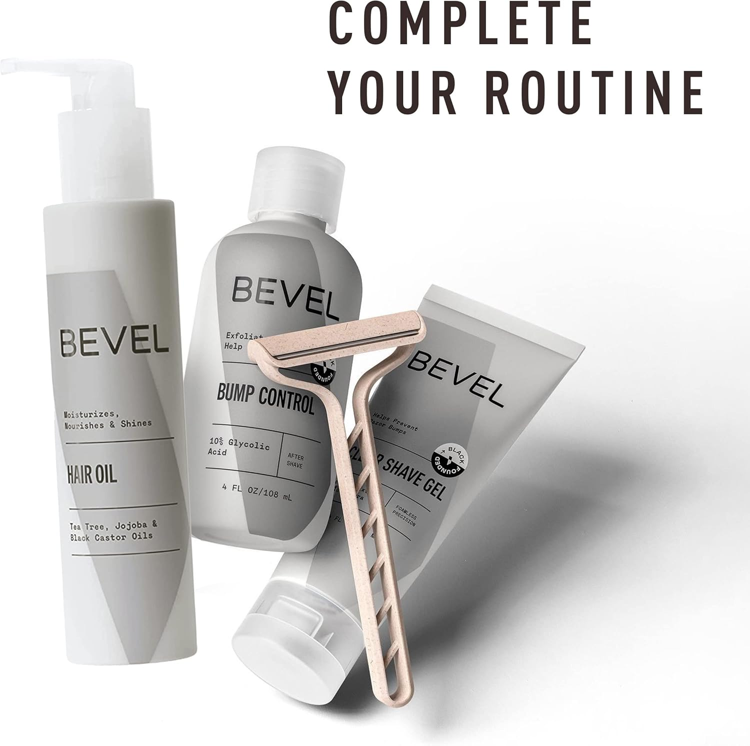 Bevel Essentials 3-In-1 Hair & Scalp Styling Oil for Curly Hair with Tea Tree Oil, Jojoba Oil, and Jamaican Black Castor Oil, 3.4 Fl Oz (Packaging May Vary) image number 4