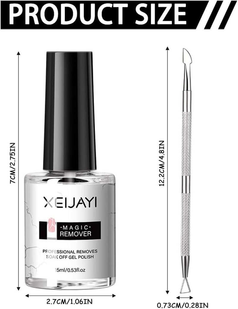 Nail Glue Remover for Press on Nails, Say Hello to Clean Nails, 15ML Debonder image number 3