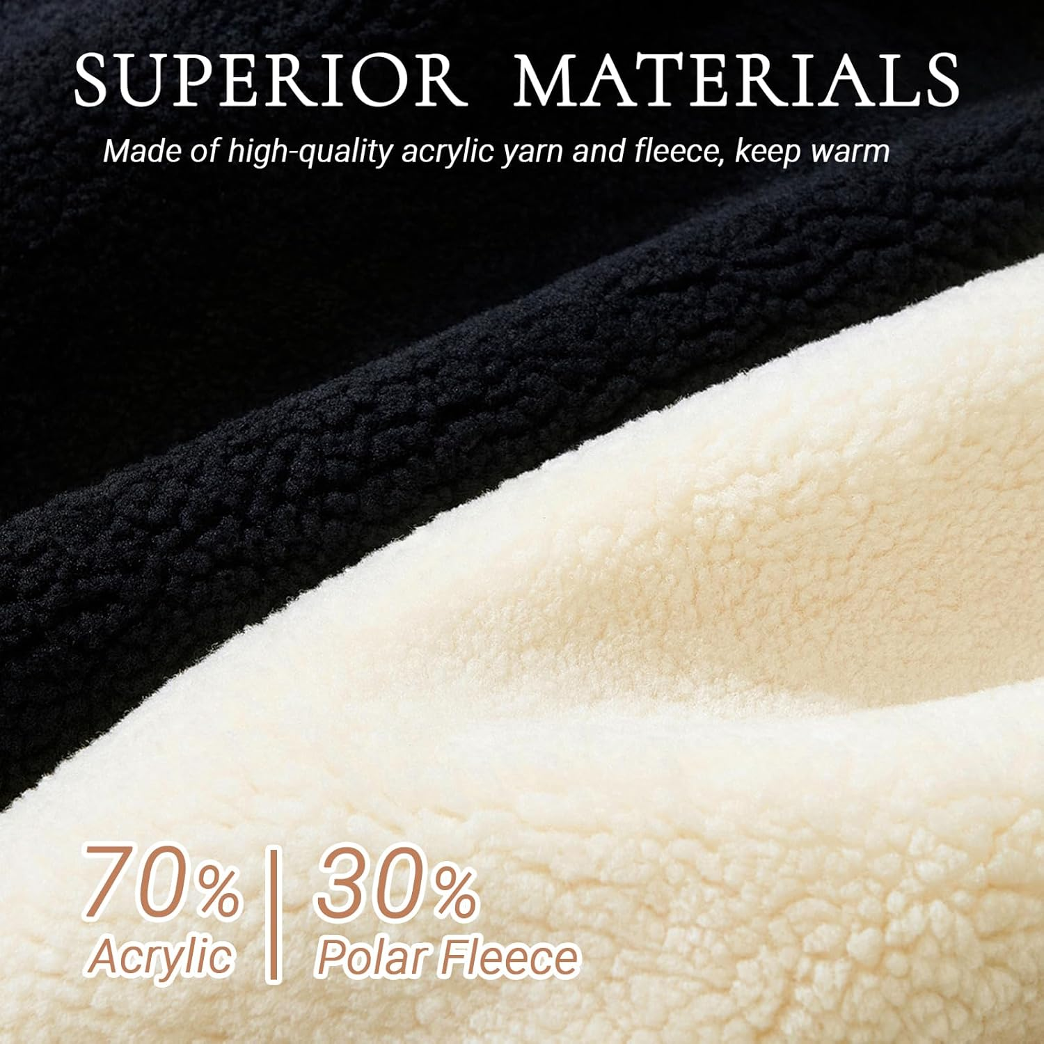 Kavya 3 Pcs Winter Cable Knit Headbands, Ear Warmer Headband for Women Thick Hair Bands for Women, Crochet Knitted Head Bands Adult Women Soft Head Wrap-A image number 5