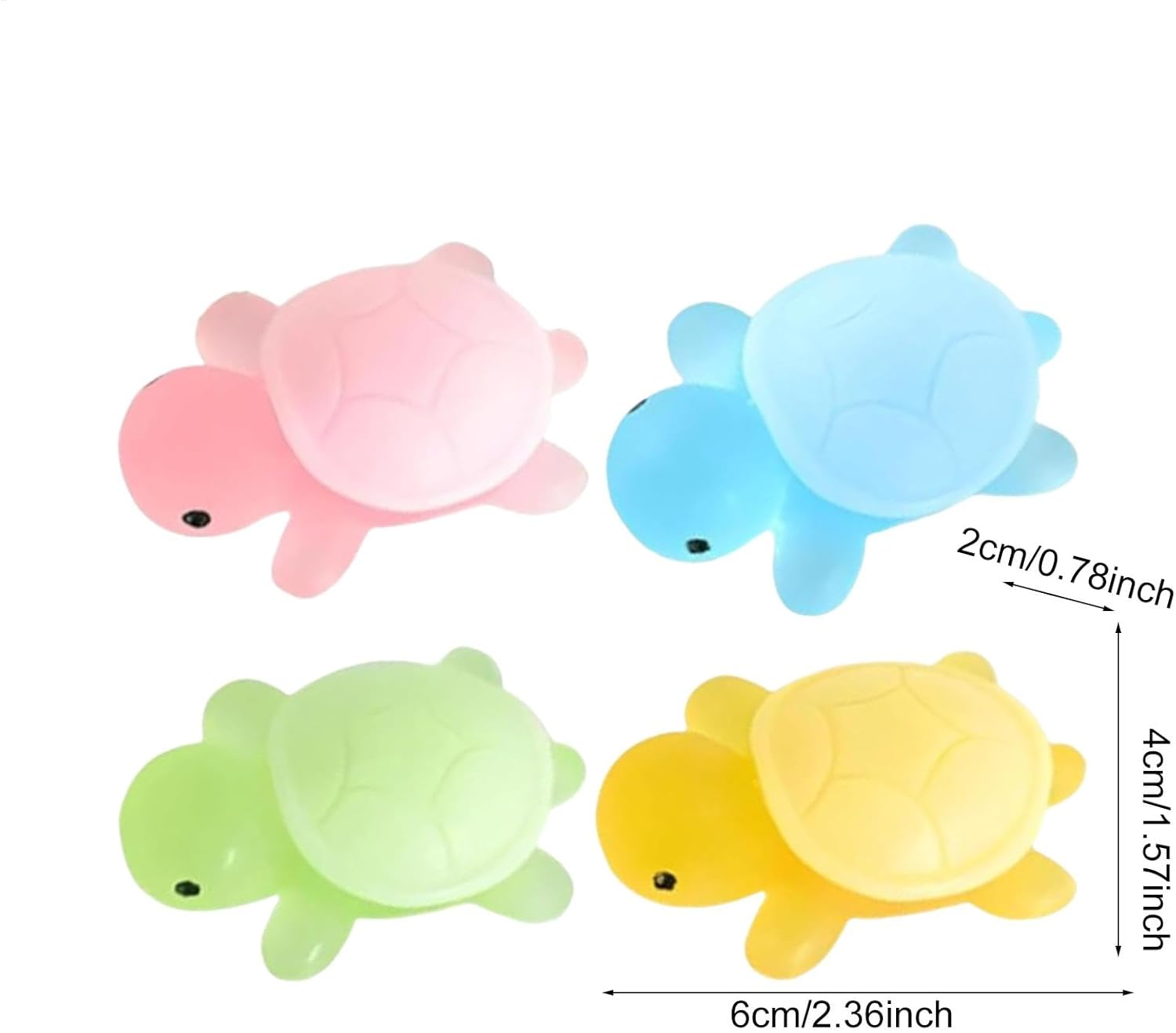 Handmade Kids Soap, Turtle Shape 4X Creative Cute Soap, Natural Mild Cleansing and Moisturizing Body Wash for Boys and Girls, Home Bathroom Use, 2.36X1.57X0.79 Inches