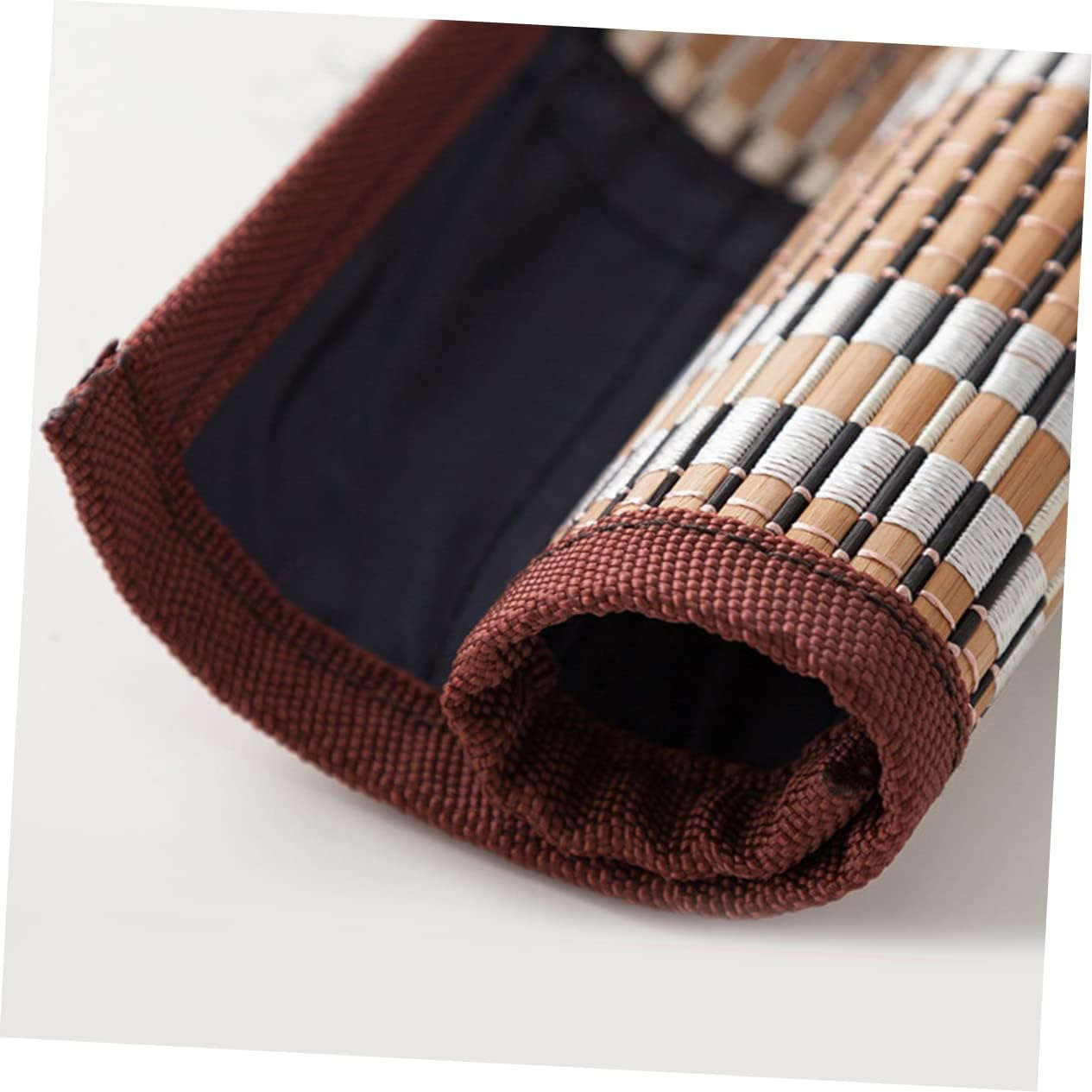 ABOOFAN 2 Pcs Writing Brush Holder Evil Eye Hair Clip Portable Brush Holder Teeth Charm Angel Keychain Paint Brush Case Paintbrush Organizer Chinese Calligraphy Brush Holder Student Bamboo