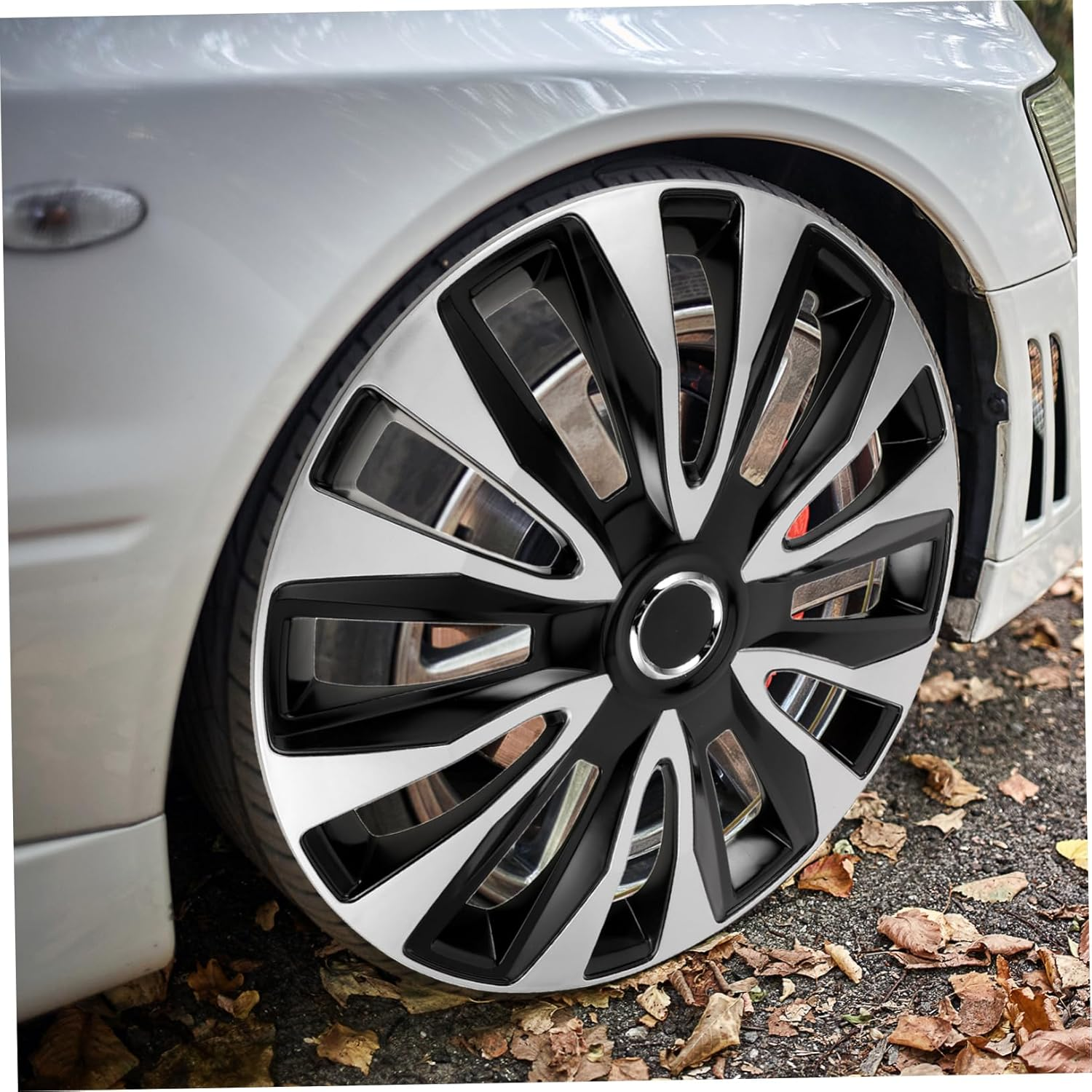 Zerodeko Abs Car Wheel Rim Cover Decorative Hubcap for Enhanced Vehicle Style Fits Models image number 3