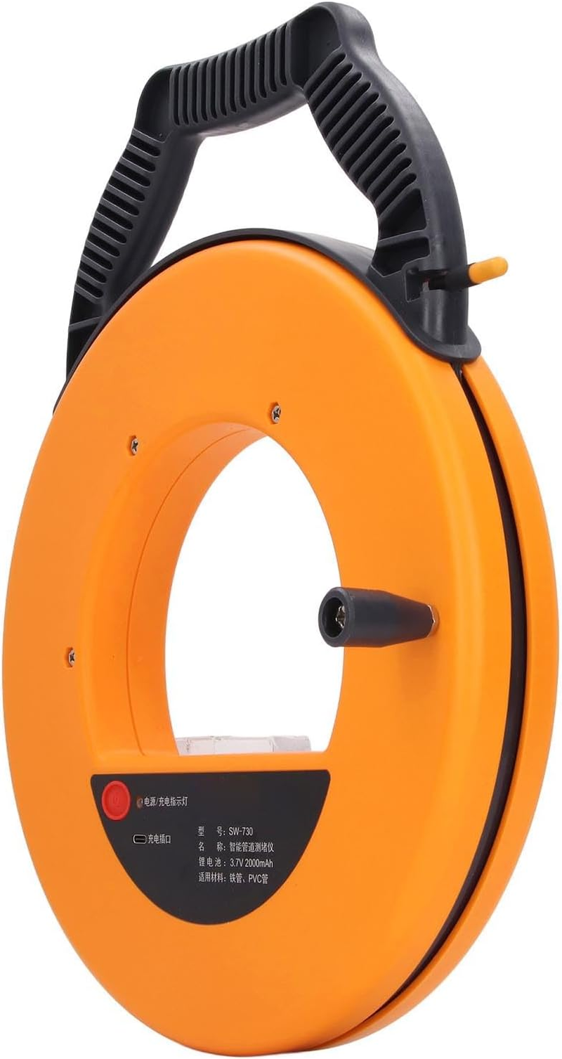 30M/98.43Ft Waterproof Water Pipe Locator with Reminder Tone, Pipe Blockage Detector, 4 Probes, Water Pipe Wall Scanner Underground Diagnostic Tool for Steel Iron and PVC Pipes image number 3