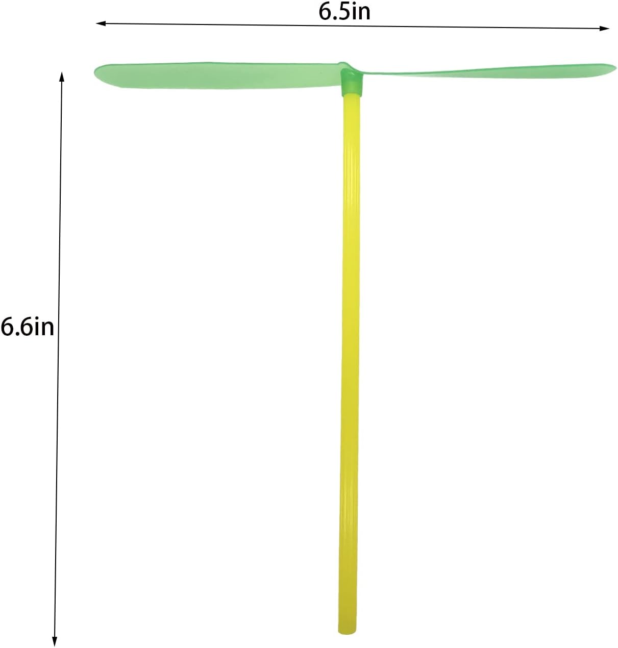 Flying Hand Helicopter Toy - Bamboo Dragonfly Hand Rub Plastic Propeller, Plastic Flying Toys Edu Toy for Outdoor Toy Kids Gift Flying (Random Color) 30 Pieces