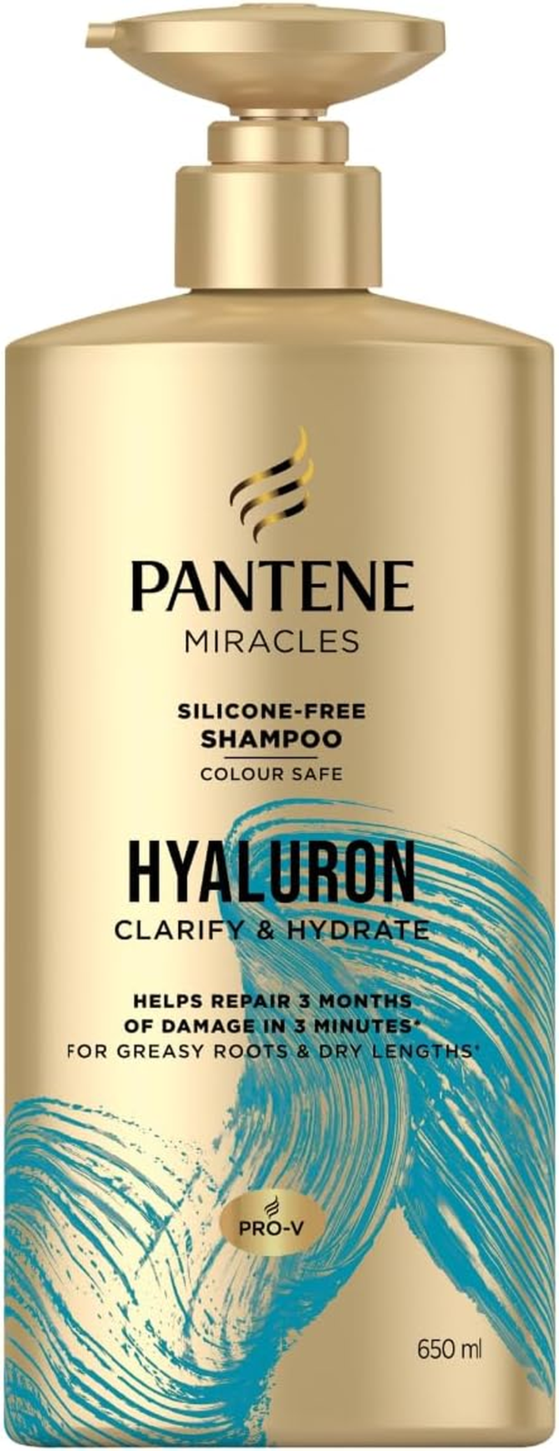 Pantene Hyaluron Clarify & Hydrate Silicone Free 650Ml Shampoo image number 6