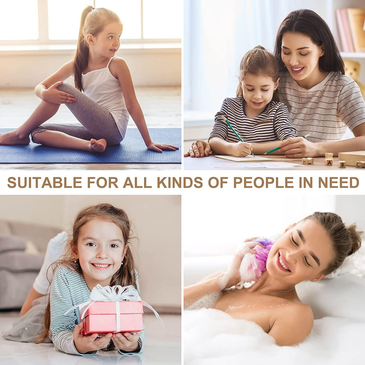 4Styles (31PCS) Elasticity Hair Band Medium Hair Ties Ponytail Holder Kate Bosworth Hair Tie Chloe Moretz Hair Ties No Crease Damage