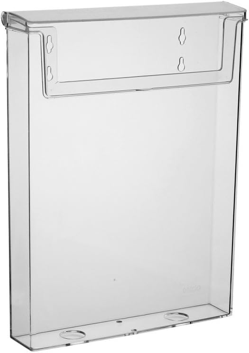 TAYMAR DIN A5 Brochure Holder, Brochure Box with Lid, Weatherproof (Also Suitable for Outdoor Use) image number 3