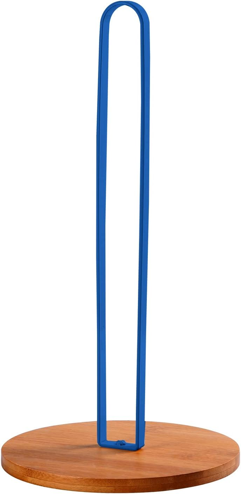 TONLEA Wooden Paper Towel Holder Countertop, Kitchen-Towel-Holder Freestanding with Non-Slip Base for Bathroom