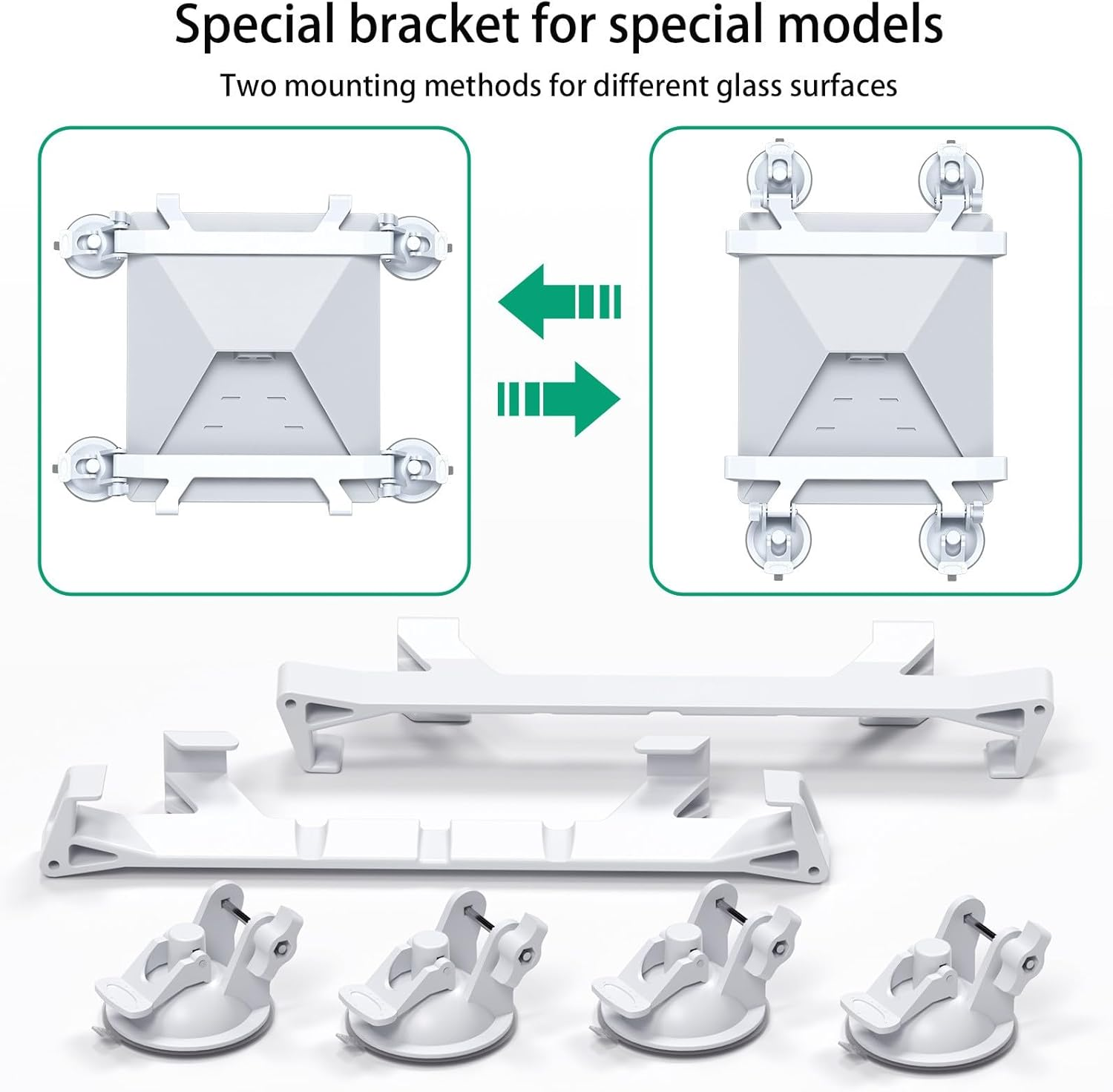 Starlink Mini Sunroof Suction Cup Bracket White Starlink Mini Car Bracket, Strong Suction Cup, 180 &deg; Adjustable, Suitable for Cars, Windows, Sunroofs, Motorhomes, and Boats. image number 4