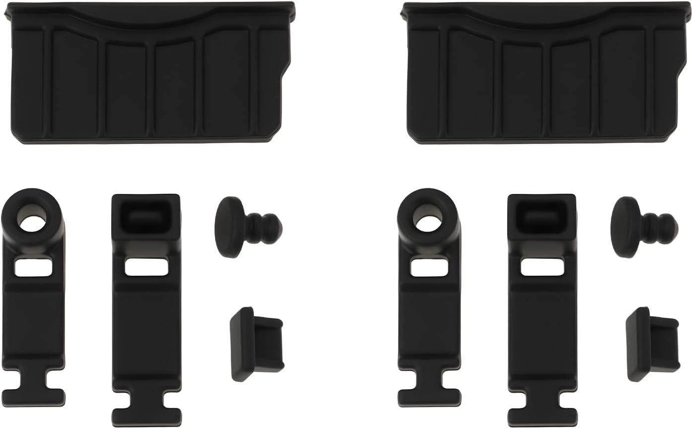 LT Easiyl 2 Sets Game Console Card Slot Silicone Plug Compatible with New 3DS 3DSLL XL 3DS 2DS Black