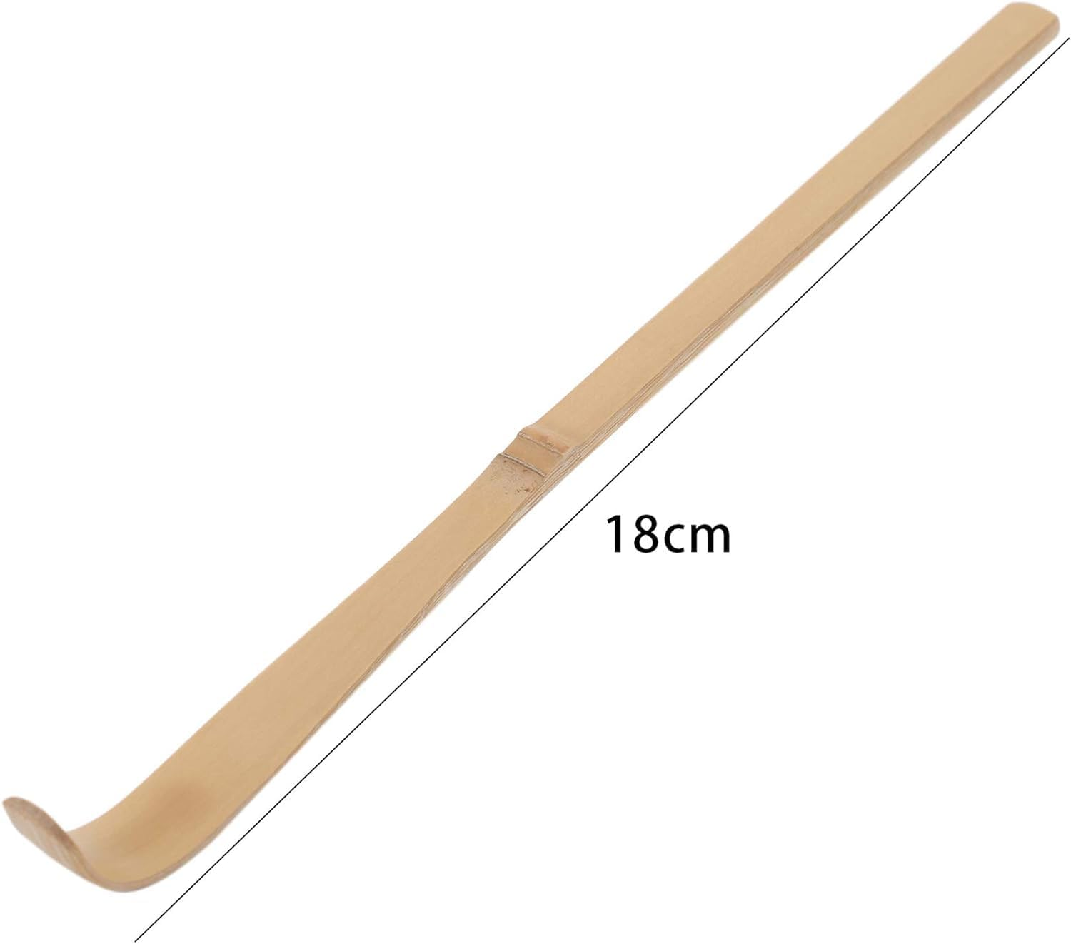 1Pc Brown Bamboo Matcha Scoop Japanese Chashaku Hooked Green Tea Spoon for Tea Ceremony 18Cm, Tea Scoops, Coffee, Tea and Espresso image number 4
