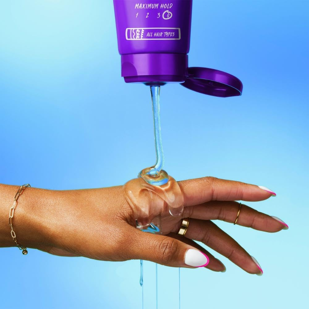 Aussie Instant Freeze Sculpting Hair Gel, Maximum Hold, No Flaking, Long-Lasting, with Jojoba Oil, Sea Kelp, Australian Aloe, Frizz Control, Citrus Floral Scent, 7 Fl Oz Triple Pack image number 3